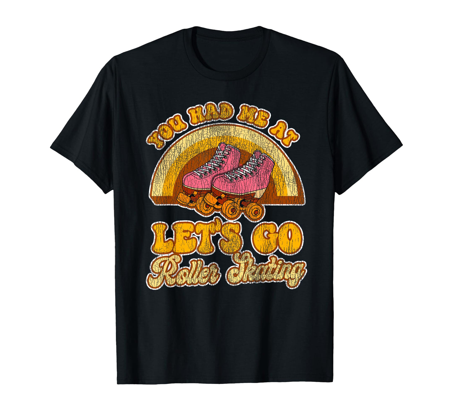 Roller Skating Skate 1970S T-Shirt - Trendy Graphic Unisex - T-Shirt, Sweatshirt, Hoodie
