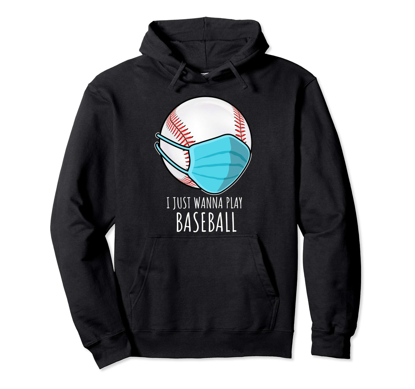 Funny Baseball Shirts Gift I Just Wanna Play Hoodie - Graphic Print Unisex - T-Shirt, Sweatshirt, Hoodie
