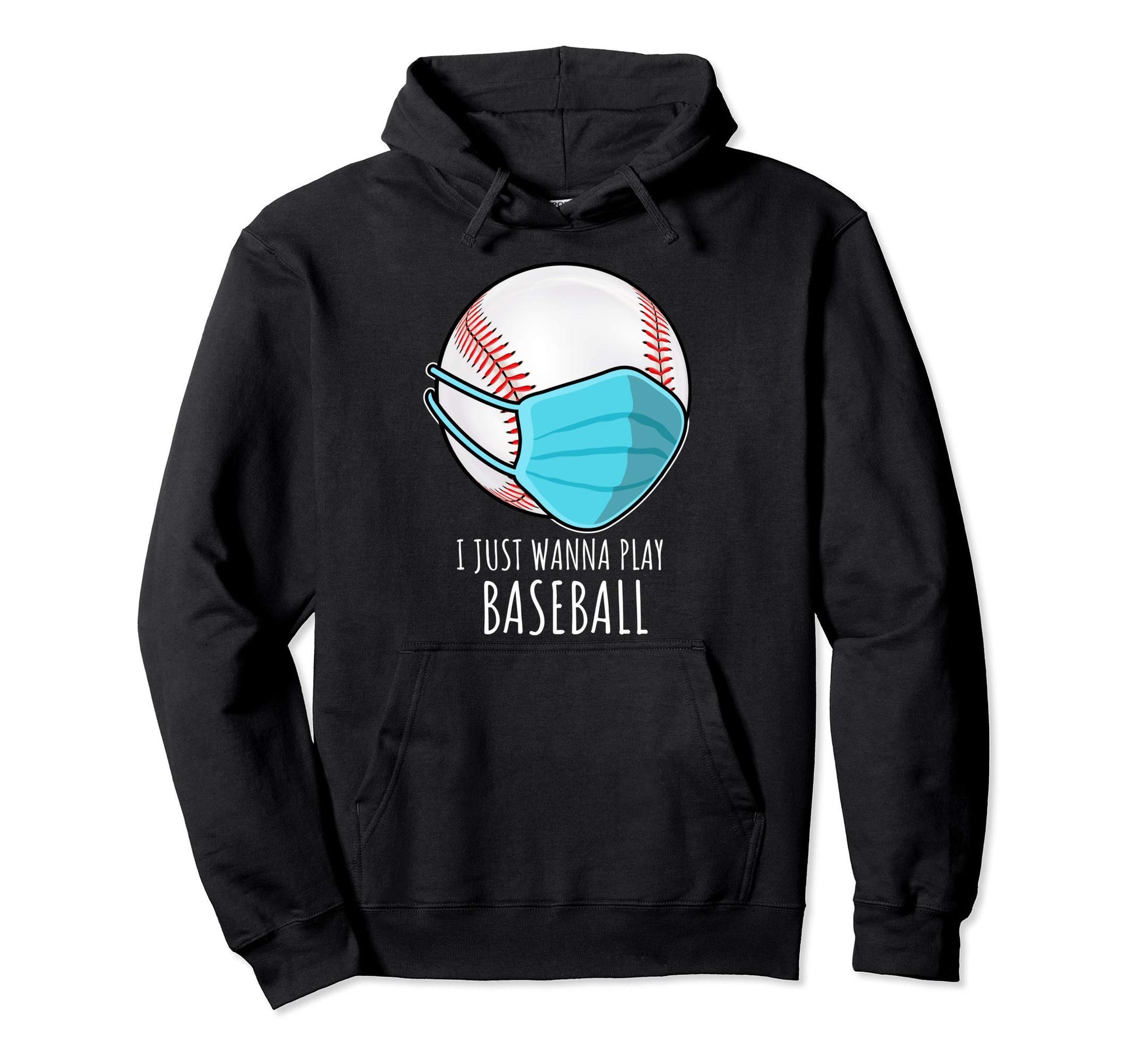 Funny Baseball Shirts Gift I Just Wanna Play Hoodie - Graphic Print Unisex - T-Shirt, Sweatshirt, Hoodie