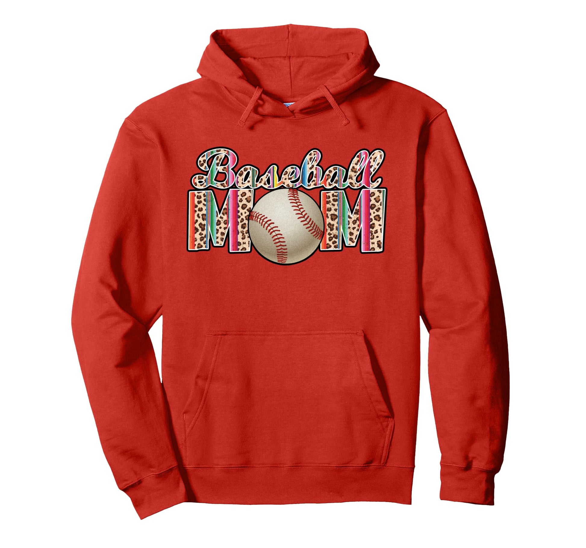 Baseball Mom Leopard Tie Dye Baseball Hoodie - Unique Graphic Men Women - T-Shirt, Sweatshirt, Hoodie
