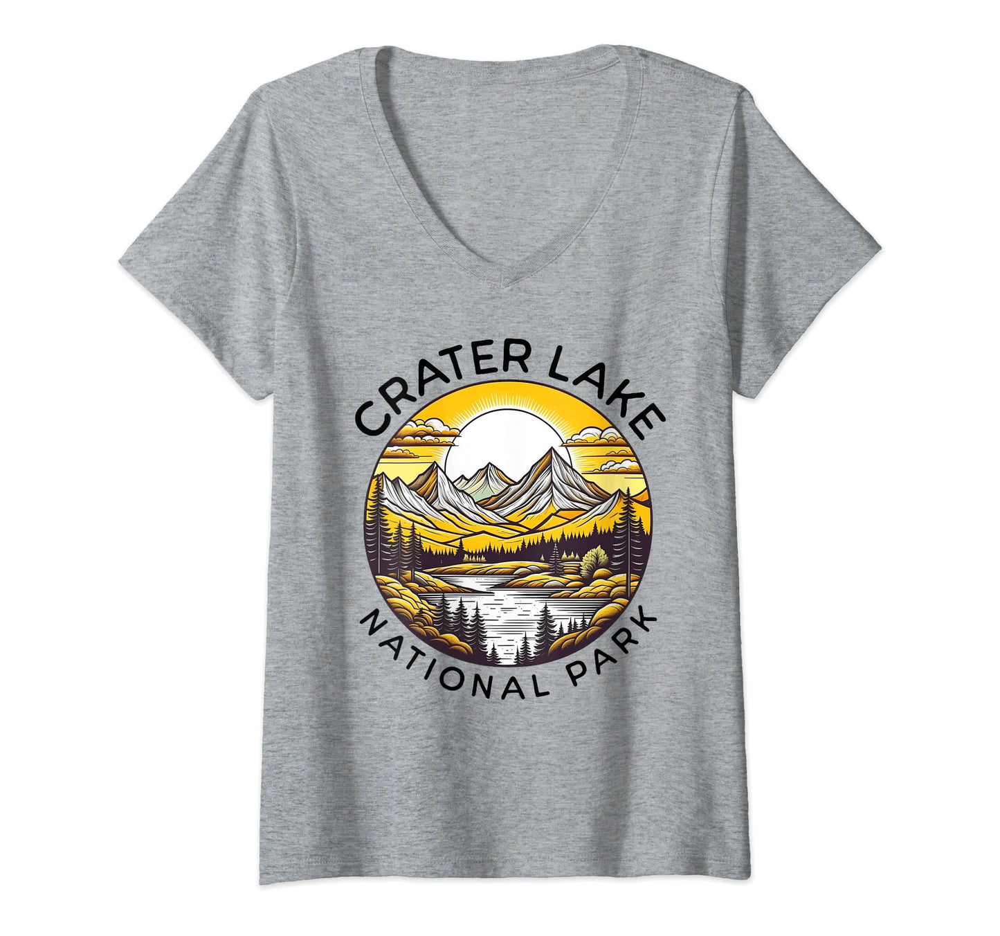 Crater Lake National Park Oregon Usa T-Shirt - Trendy Graphic for Adults - T-Shirt, Sweatshirt, Hoodie
