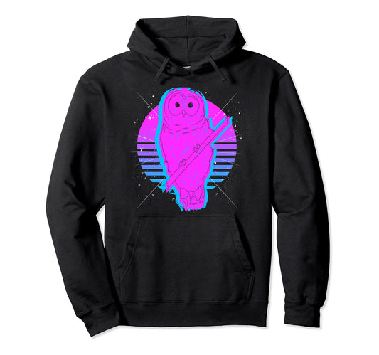 Animal Bird Vaporwave 80S Synthwave Hoodie - Minimalist Print Unisex - T-Shirt, Sweatshirt, Hoodie