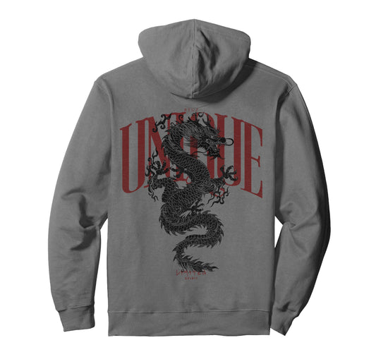 Aesthetic Back Dragon Y2K Streetwear Hoodie - Custom Art Print Men Women - T-Shirt, Sweatshirt, Hoodie