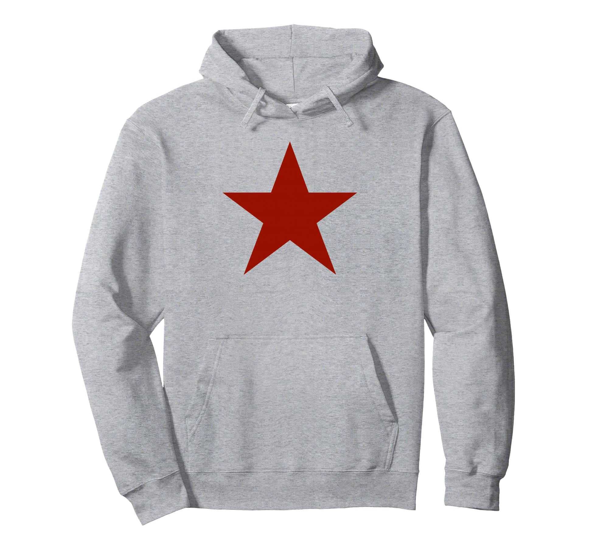 Red Star Y2K Aesthetic Baggy Punk Hoodie - Streetwear Style Men Women - T-Shirt, Sweatshirt, Hoodie