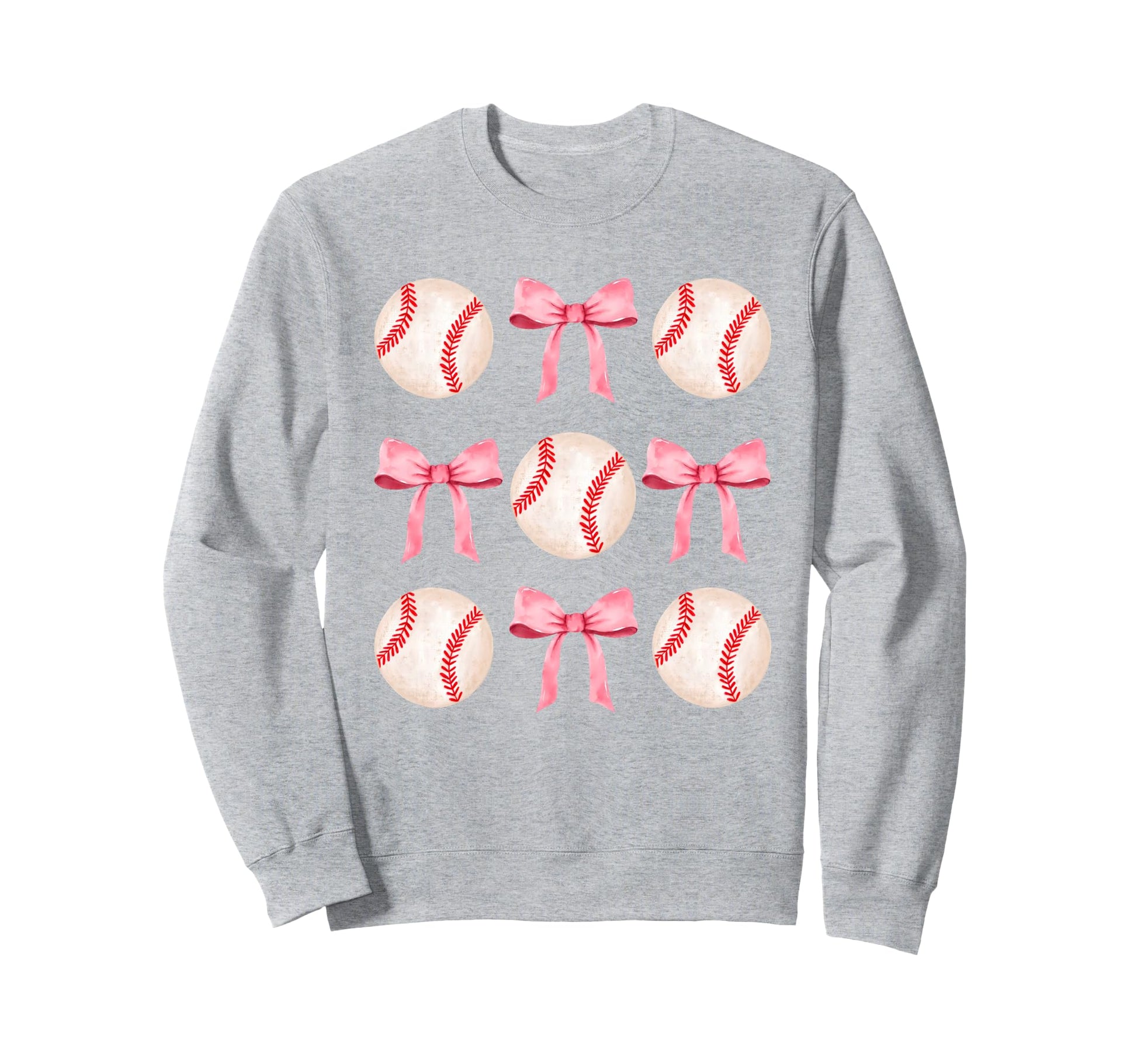 Teen Baseball Player Girly Sweatshirt - Aesthetic Graphic for Adults - T-Shirt, Sweatshirt, Hoodie