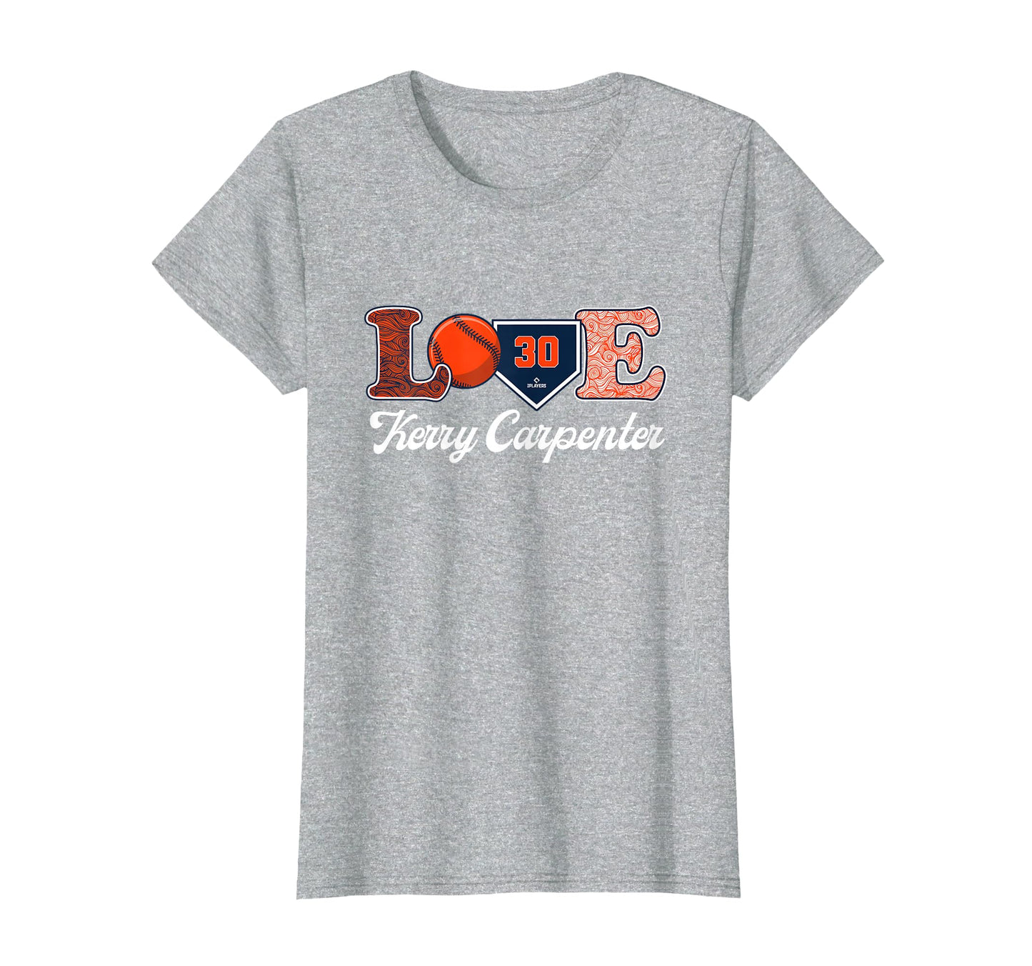 Love Kerry Carpenter Detroit Baseball T-Shirt - Novelty Apparel Unisex - T-Shirt, Sweatshirt, Hoodie