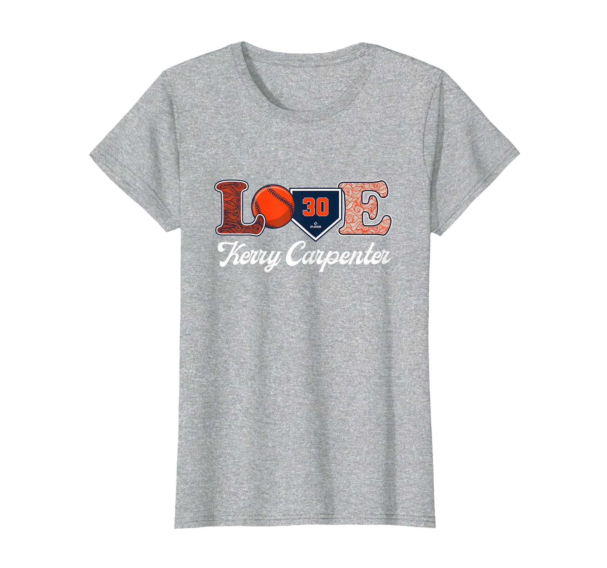 Love Kerry Carpenter Detroit Baseball T-Shirt - Novelty Apparel Unisex - T-Shirt, Sweatshirt, Hoodie