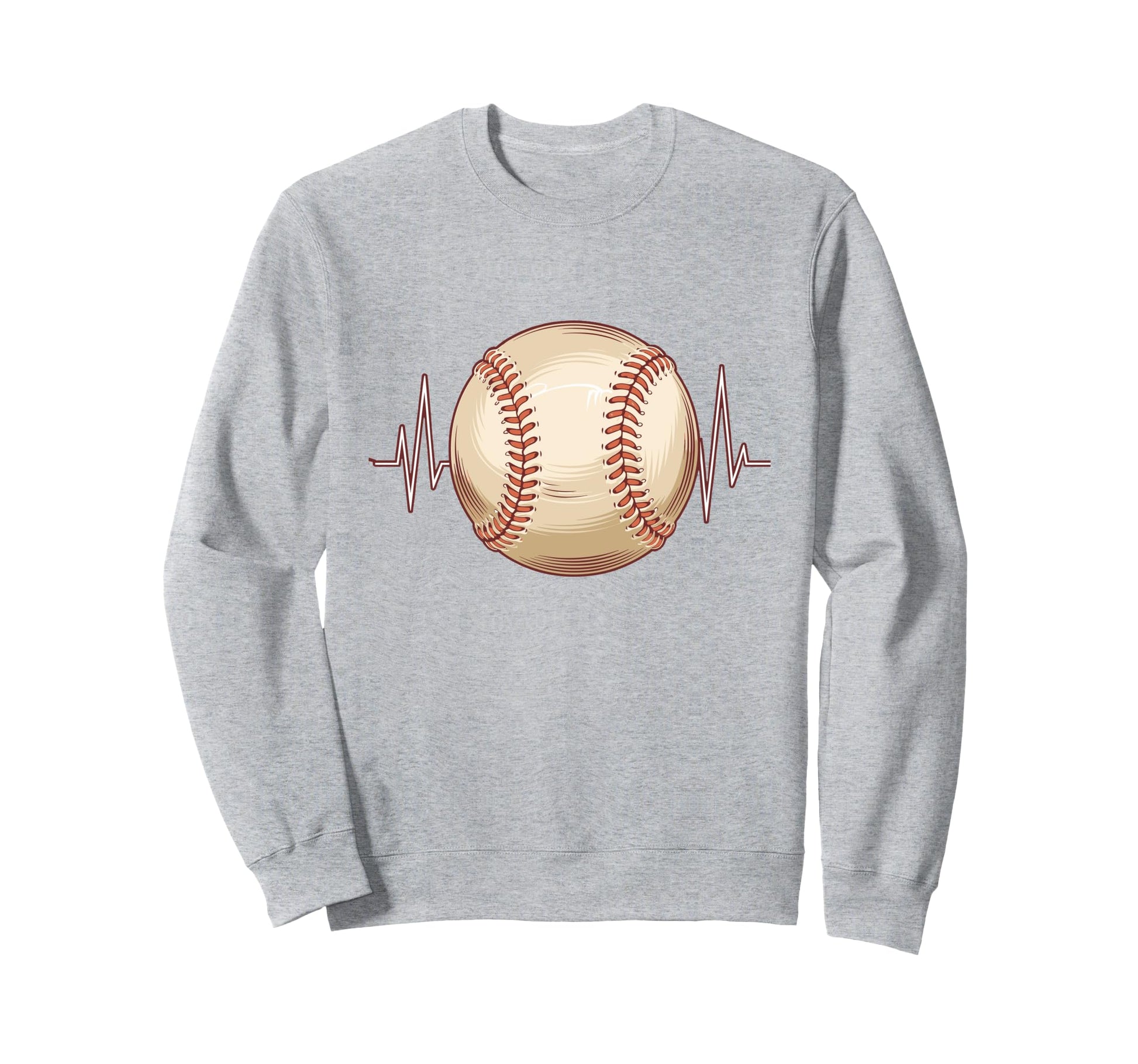 Baseball Heartbeat Batter Sweatshirt - Unique Graphic Men Women - T-Shirt, Sweatshirt, Hoodie