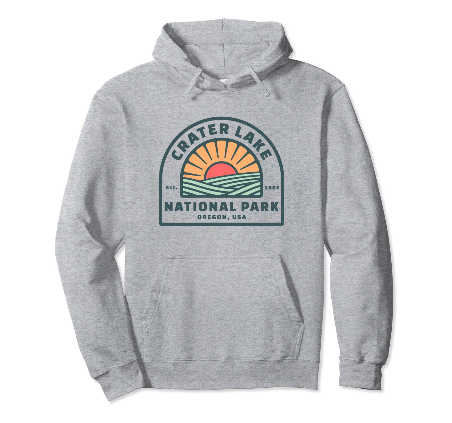 Family Vacation Gift Crater Lake Hoodie - Fun Novelty Design for Adults - T-Shirt, Sweatshirt, Hoodie