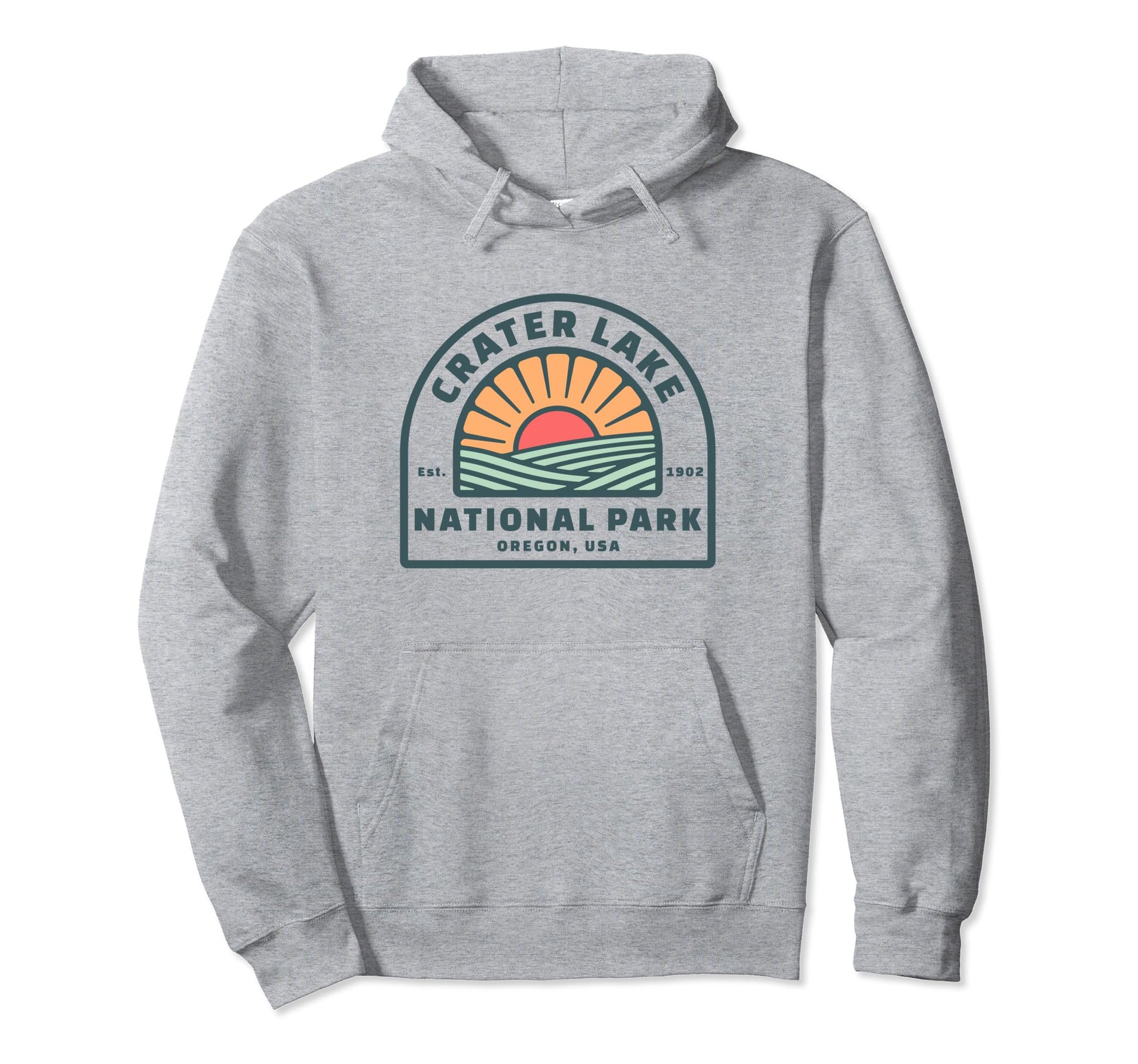 Family Vacation Gift Crater Lake Hoodie - Fun Novelty Design for Adults - T-Shirt, Sweatshirt, Hoodie