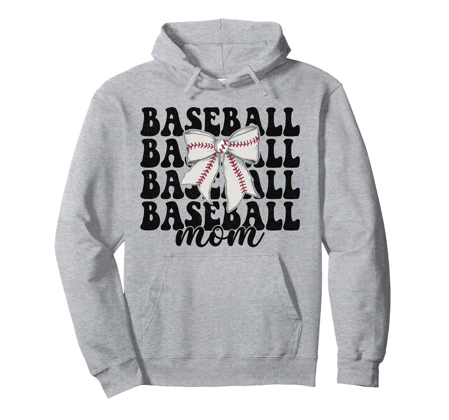 Baseball Mom Baseball Mama Mothers Hoodie - Minimalist Print for Adults - T-Shirt, Sweatshirt, Hoodie