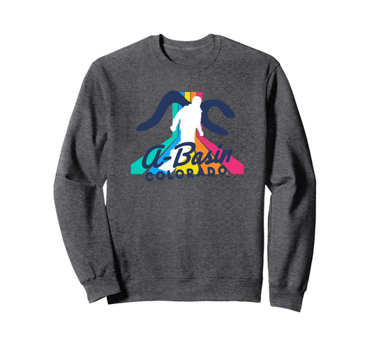 Arapahoe Snowboarder Geometric Striped Sweatshirt - Unique Graphic Unisex - T-Shirt, Sweatshirt, Hoodie