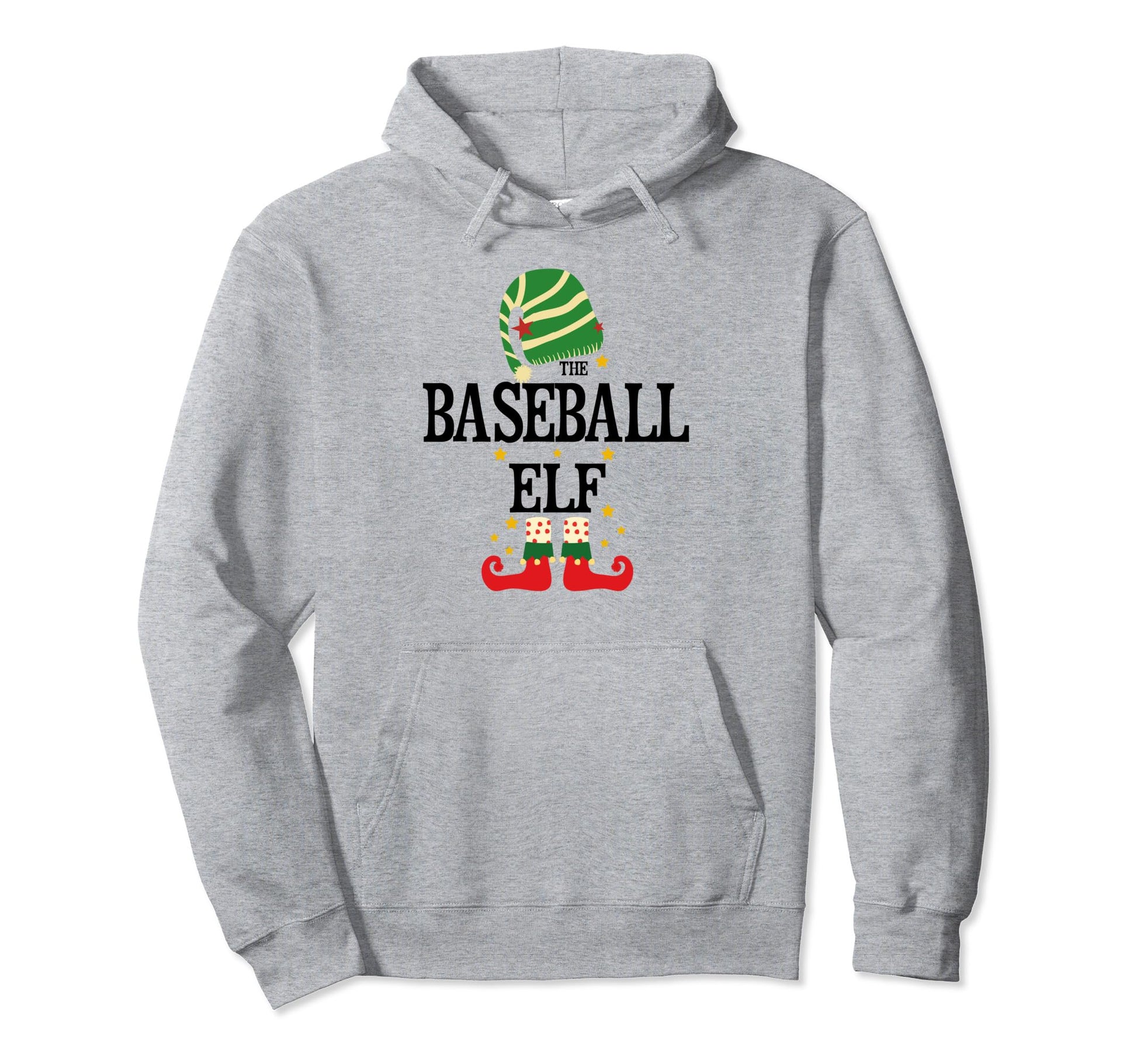Baseball Elf Matching Family Group Gifts Hoodie - Unique Graphic Men Women - T-Shirt, Sweatshirt, Hoodie