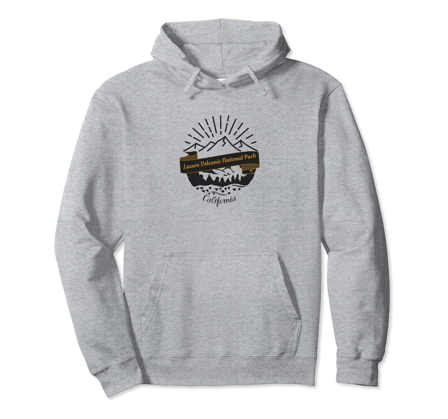 Lassen Volcanic National Park Vacation Hoodie - Unique Graphic Men Women - T-Shirt, Sweatshirt, Hoodie