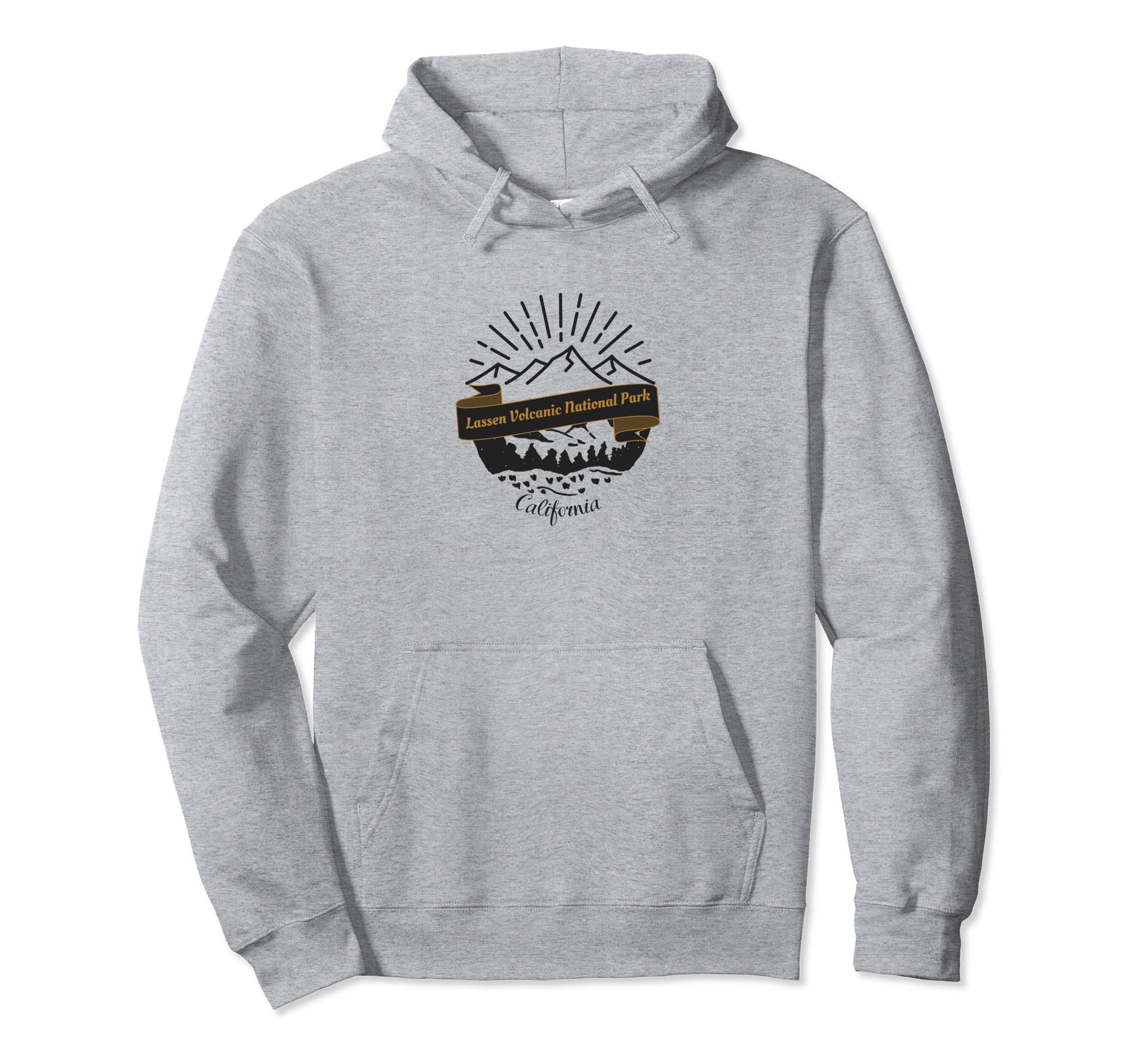 Lassen Volcanic National Park Vacation Hoodie - Unique Graphic Men Women - T-Shirt, Sweatshirt, Hoodie