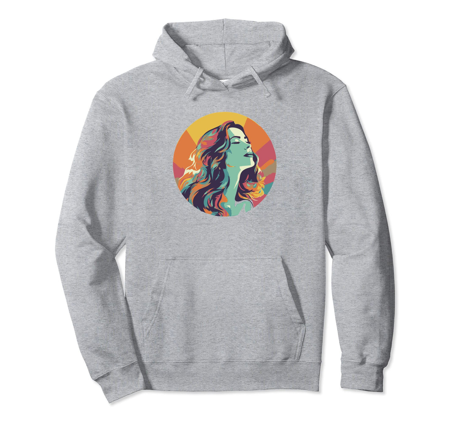 Groovy Mountain Mama Hippie 60S Psychedelic Hoodie - Trendy Graphic Unisex - T-Shirt, Sweatshirt, Hoodie