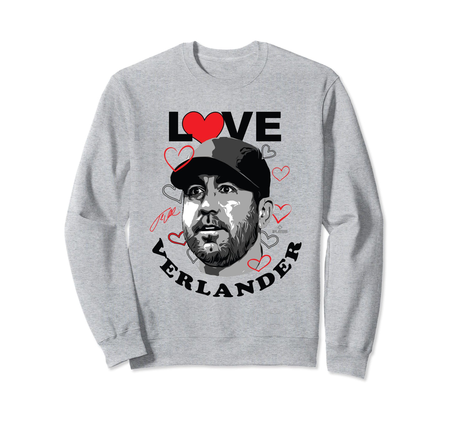 Love Justin Verlander Houston Sweatshirt - Streetwear Style for Adults - T-Shirt, Sweatshirt, Hoodie