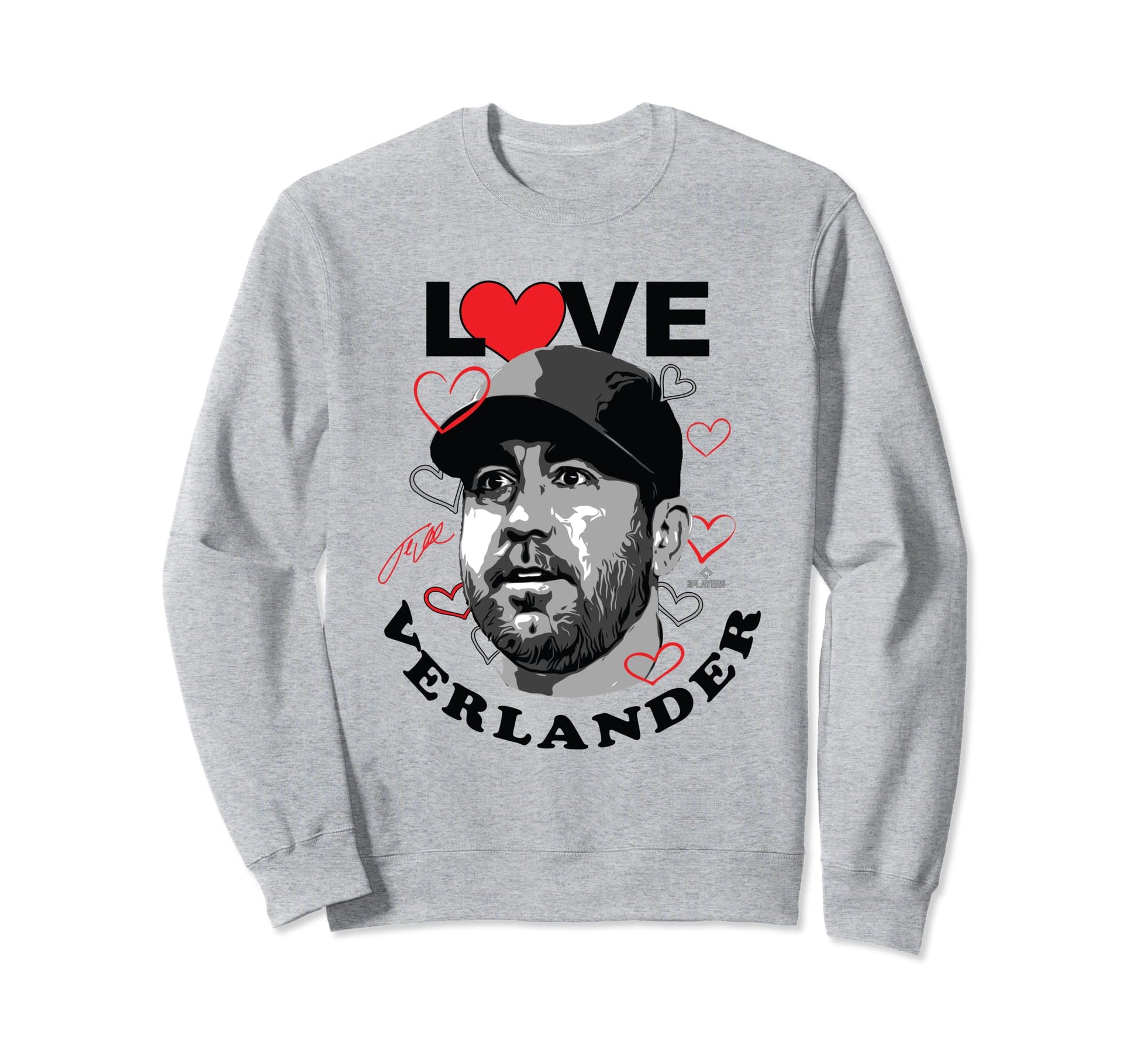 Love Justin Verlander Houston Sweatshirt - Streetwear Style for Adults - T-Shirt, Sweatshirt, Hoodie
