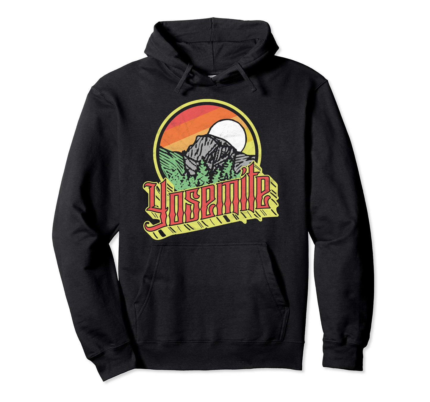 Yosemite National Park Half Dome Hoodie - Fun Novelty Design Unisex - T-Shirt, Sweatshirt, Hoodie