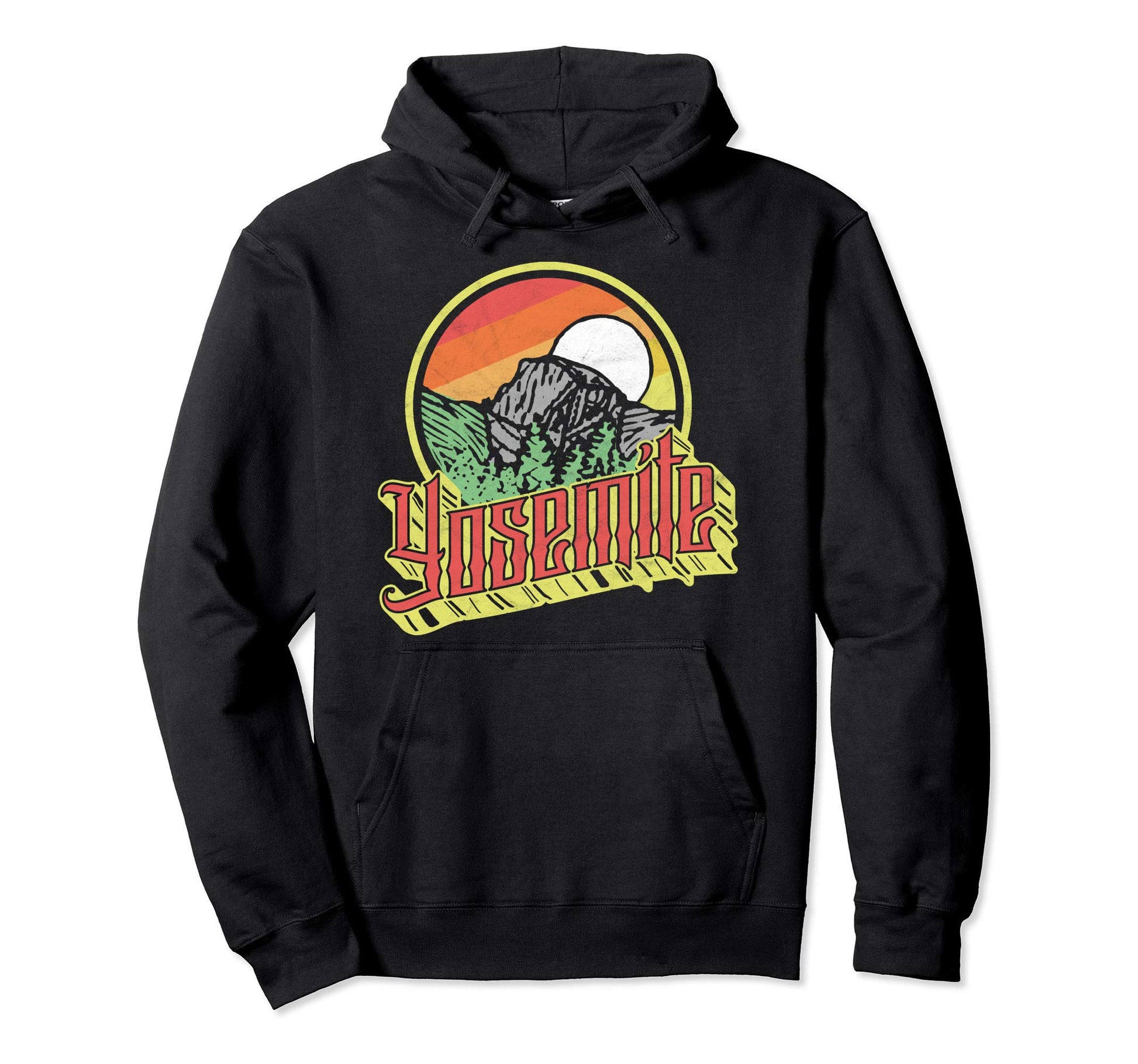Yosemite National Park Half Dome Hoodie - Fun Novelty Design Unisex - T-Shirt, Sweatshirt, Hoodie