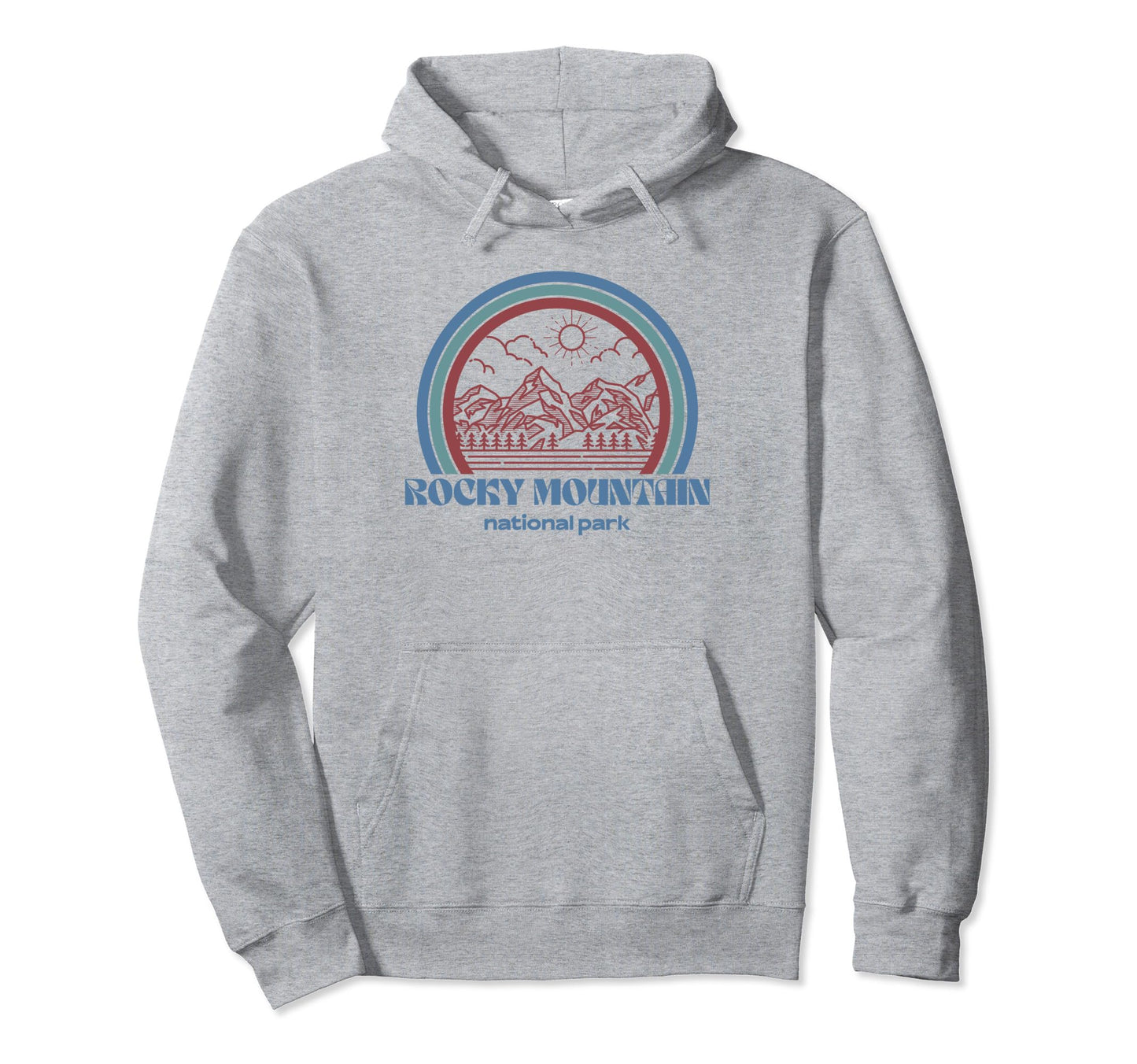 Rocky Mountain National Park Outdoor Hoodie - Custom Art Print for Adults - T-Shirt, Sweatshirt, Hoodie
