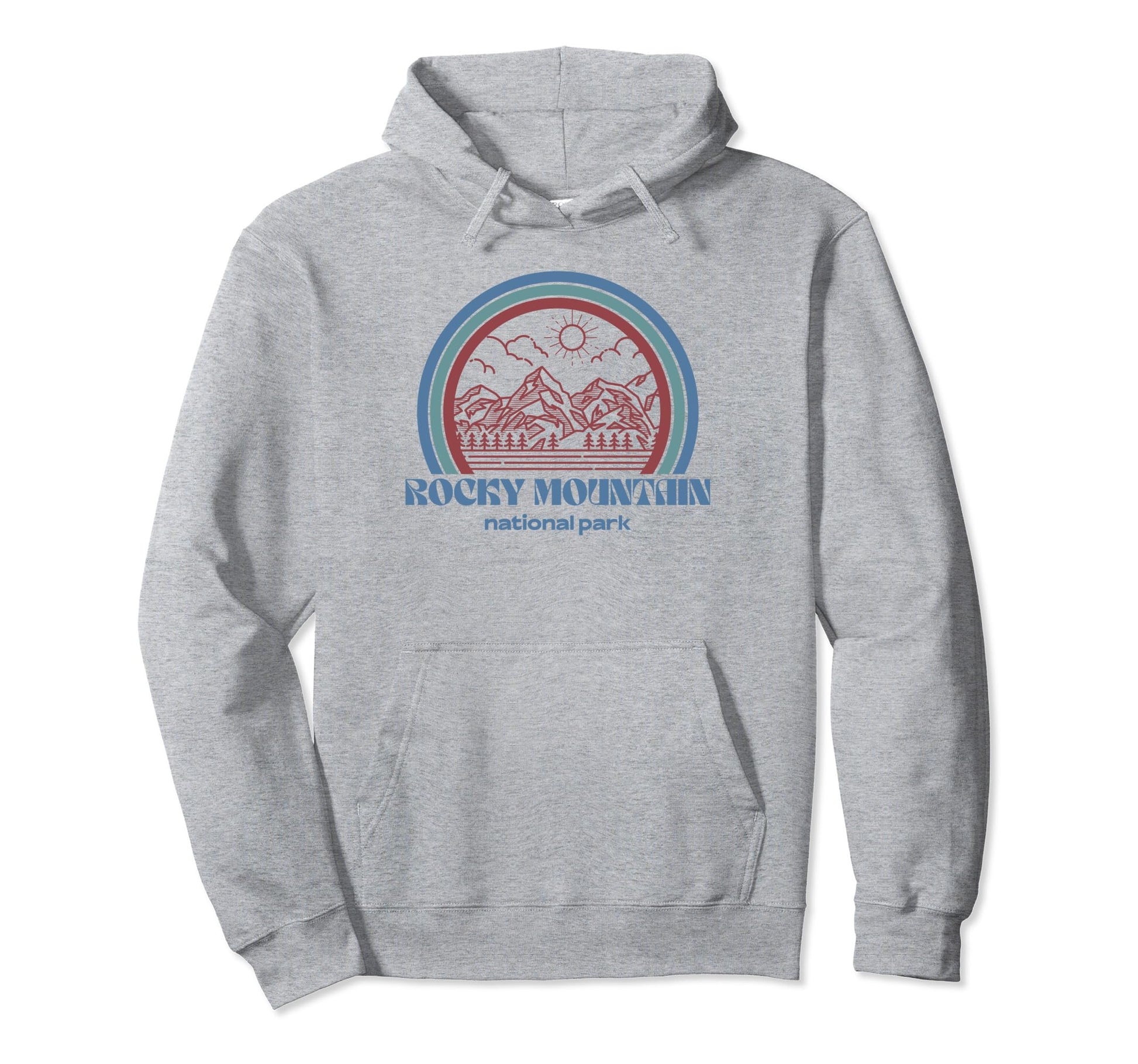 Rocky Mountain National Park Outdoor Hoodie - Custom Art Print for Adults - T-Shirt, Sweatshirt, Hoodie
