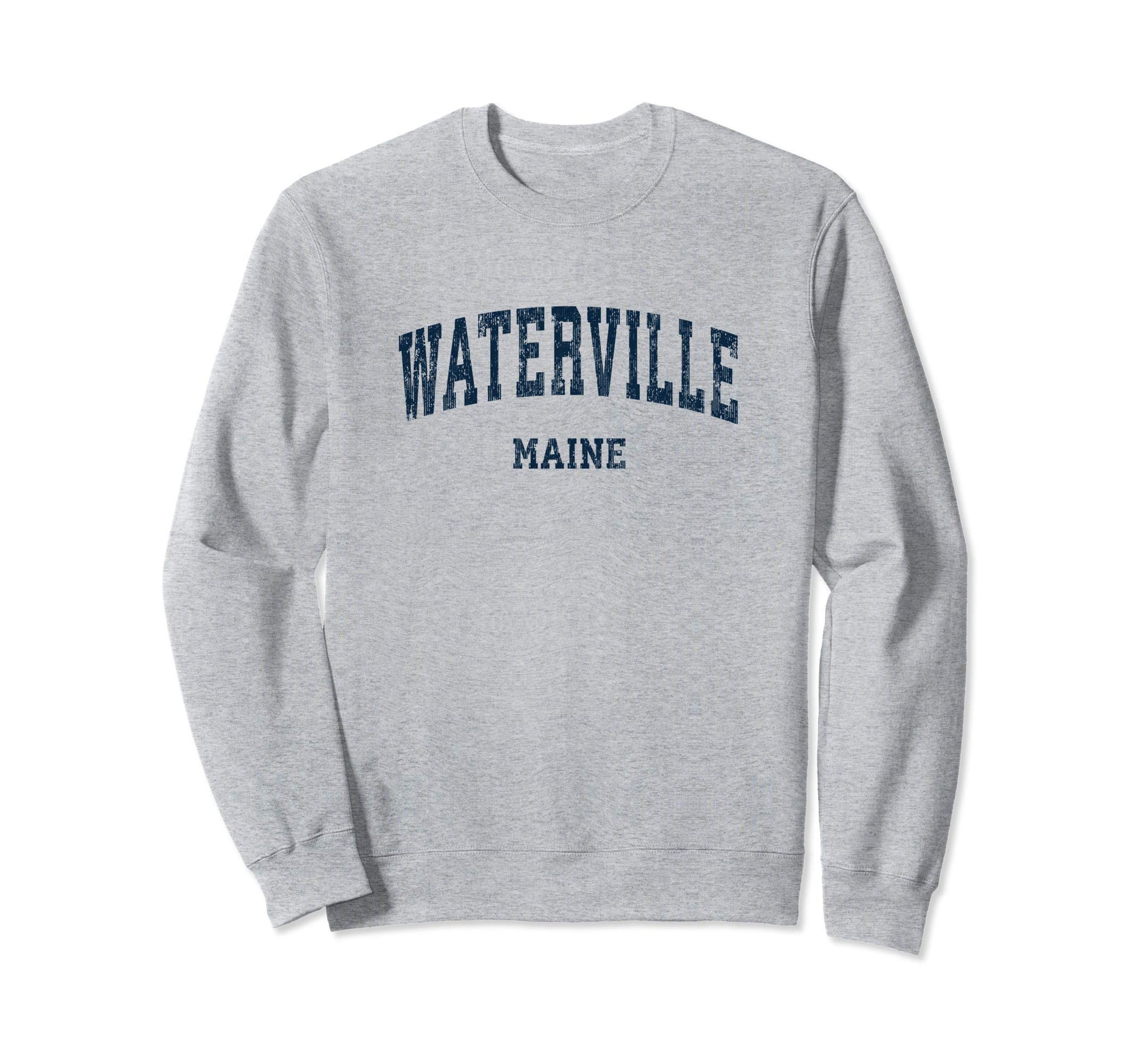 Waterville Maine Me Varsity Sweatshirt - Streetwear Style for Adults - T-Shirt, Sweatshirt, Hoodie