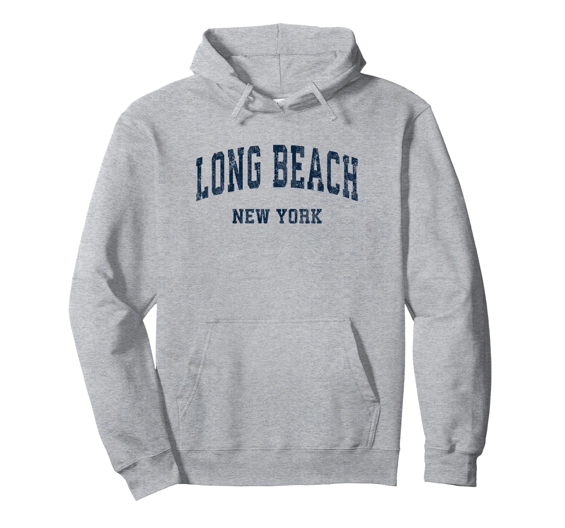 Long Beach New York Ny Varsity Sports Hoodie - Trendy Graphic for Adults - T-Shirt, Sweatshirt, Hoodie