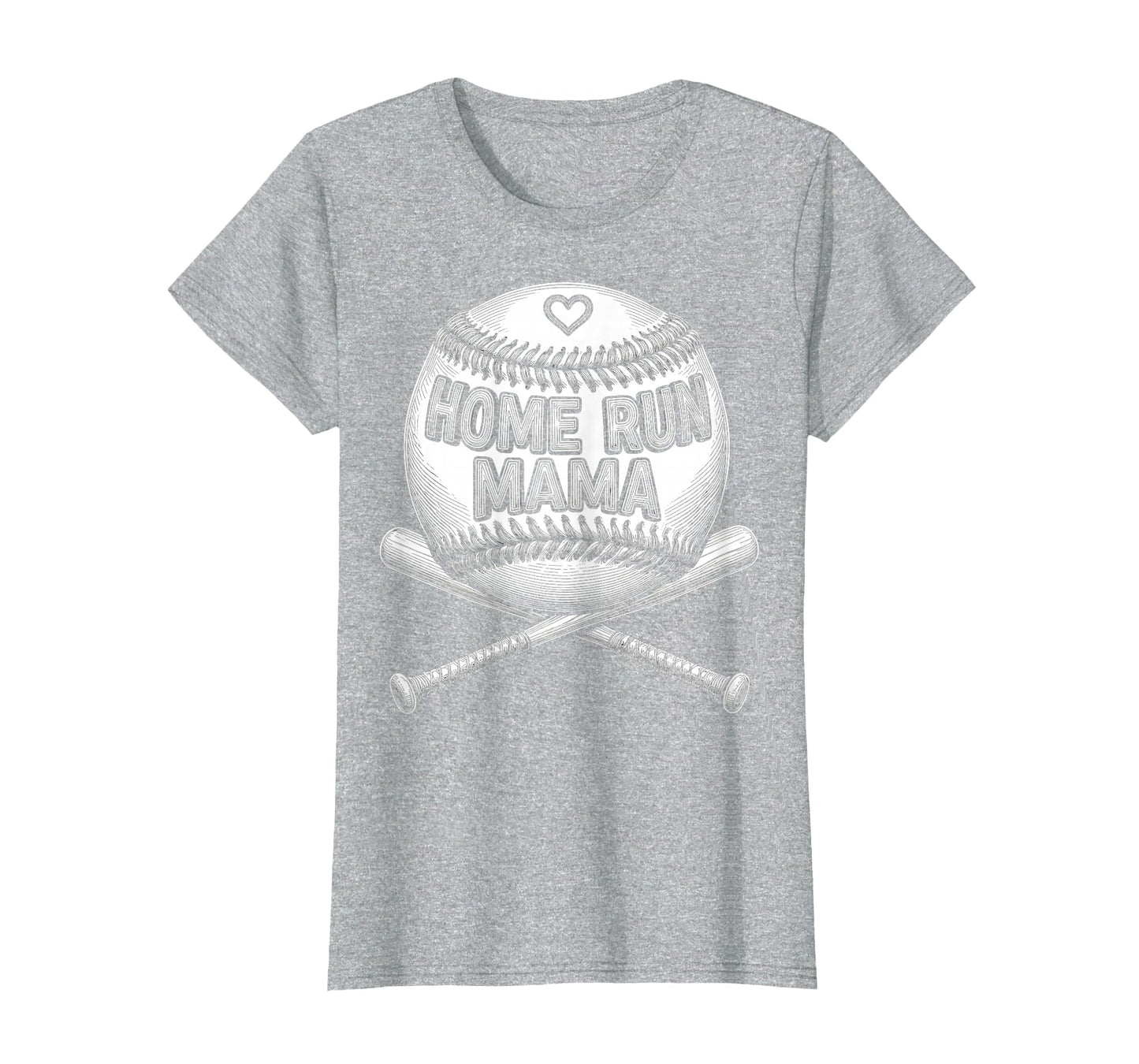 Home Run Mama Baseball Mom T-Shirt - Casual Everyday Wear for Adults - T-Shirt, Sweatshirt, Hoodie