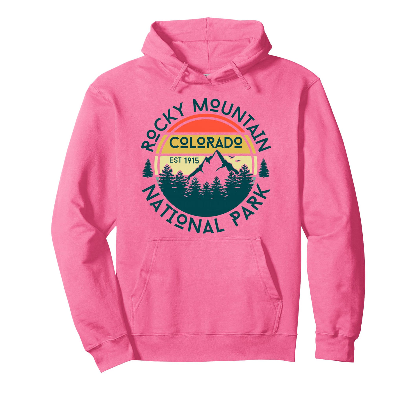 Rocky Mountain National Park Hoodie - Casual Everyday Wear Men Women - T-Shirt, Sweatshirt, Hoodie