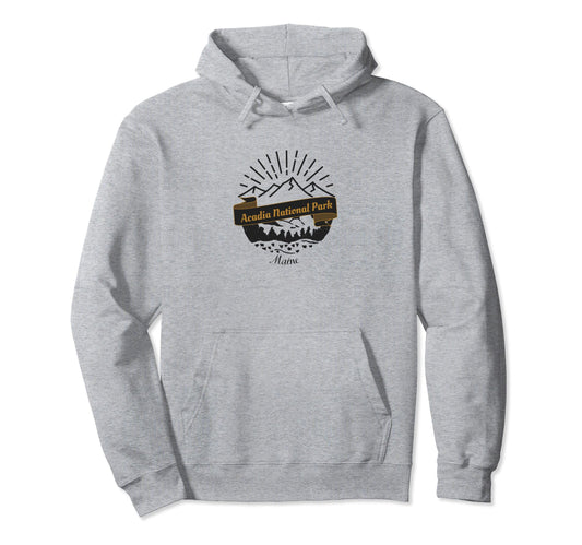 Acadia National Park Vacation Souvenir Hoodie - Custom Art Print Unisex - T-Shirt, Sweatshirt, Hoodie