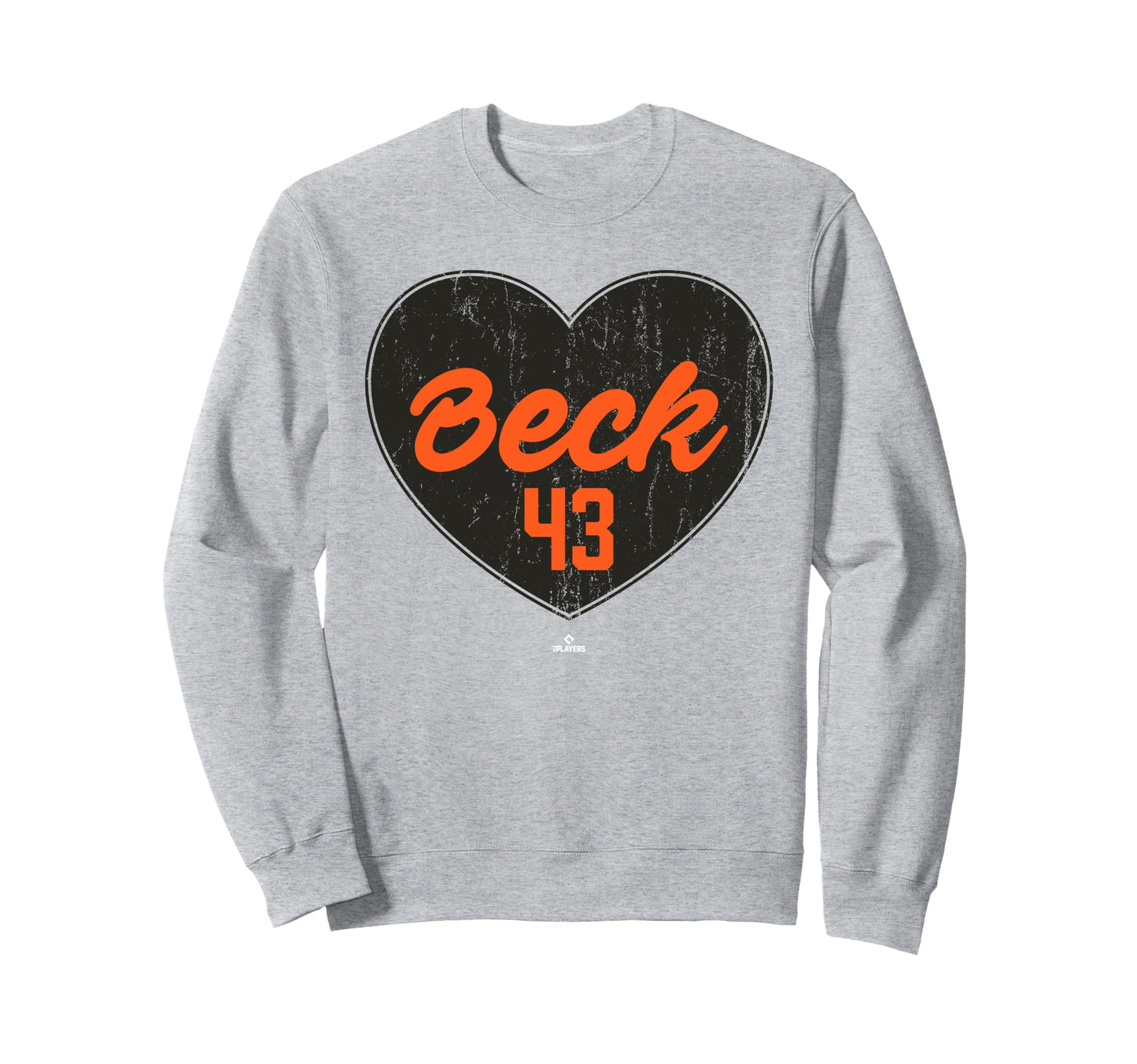 Distressed Heart Tristan Beck San Sweatshirt - Trendy Graphic Unisex - T-Shirt, Sweatshirt, Hoodie