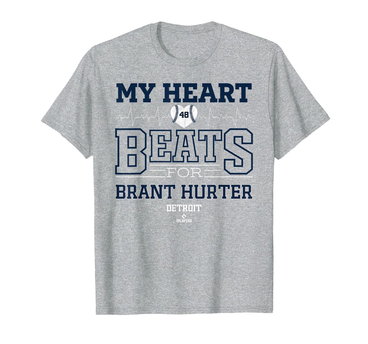 My Heart Beats Brant Hurter Detroit T-Shirt - Trendy Graphic for Adults - T-Shirt, Sweatshirt, Hoodie