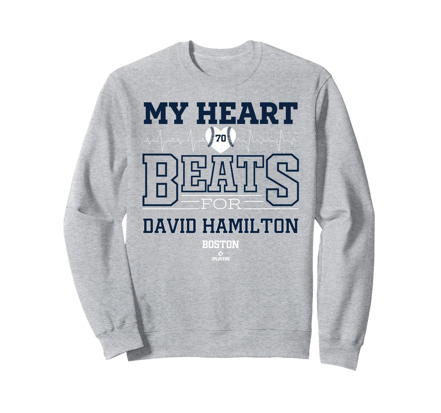 My Heart Beats David Hamilton Sweatshirt - Trendy Graphic for Adults - T-Shirt, Sweatshirt, Hoodie
