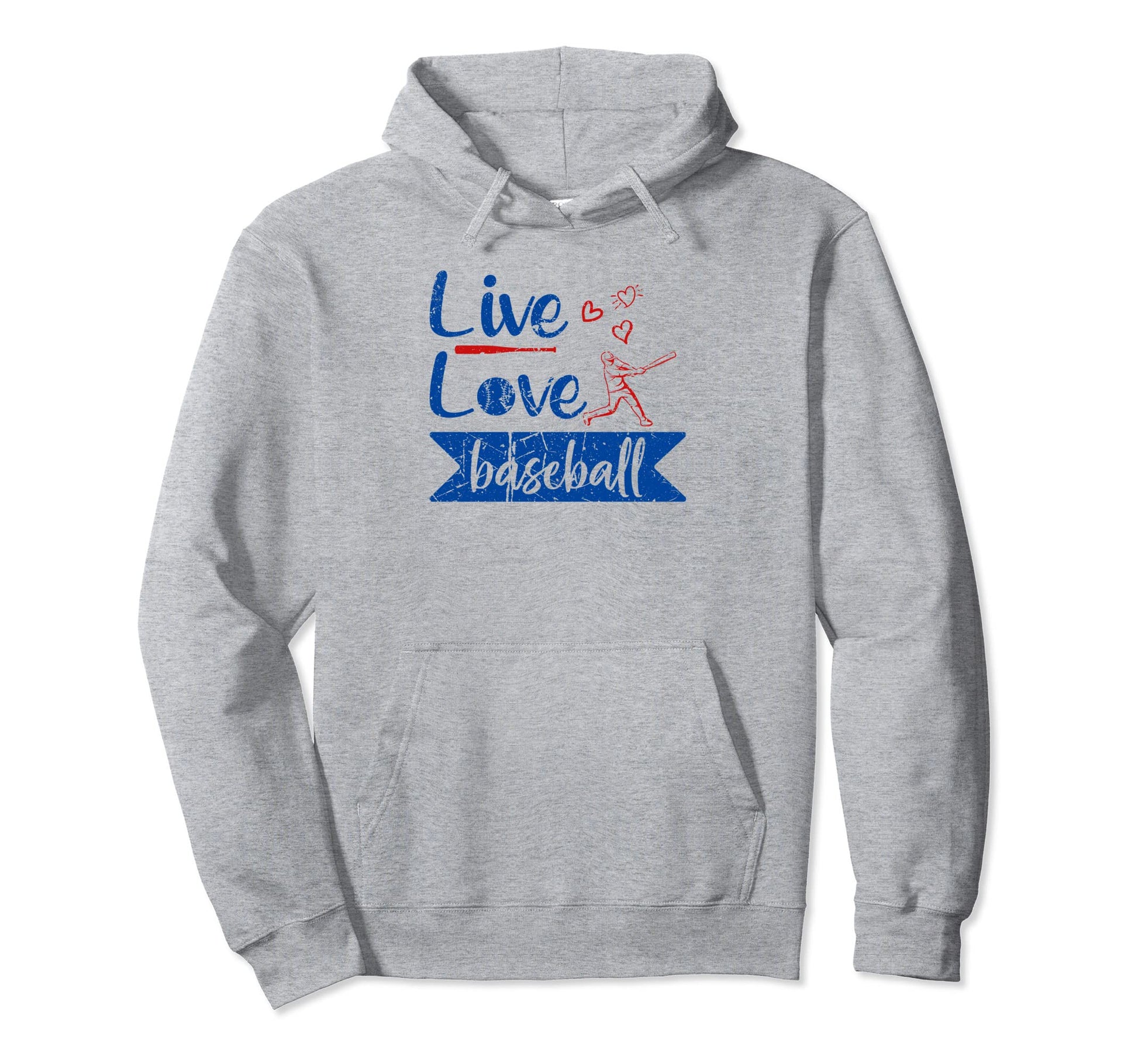 Funny Baseball Mom Dad Live Love Hoodie - Unique Graphic for Adults - T-Shirt, Sweatshirt, Hoodie