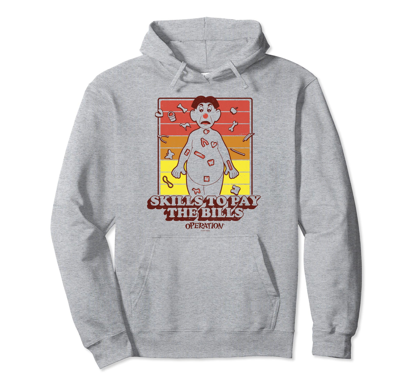Operation Skills To Pay Bills Stripe Hoodie - Custom Art Print Men Women - T-Shirt, Sweatshirt, Hoodie