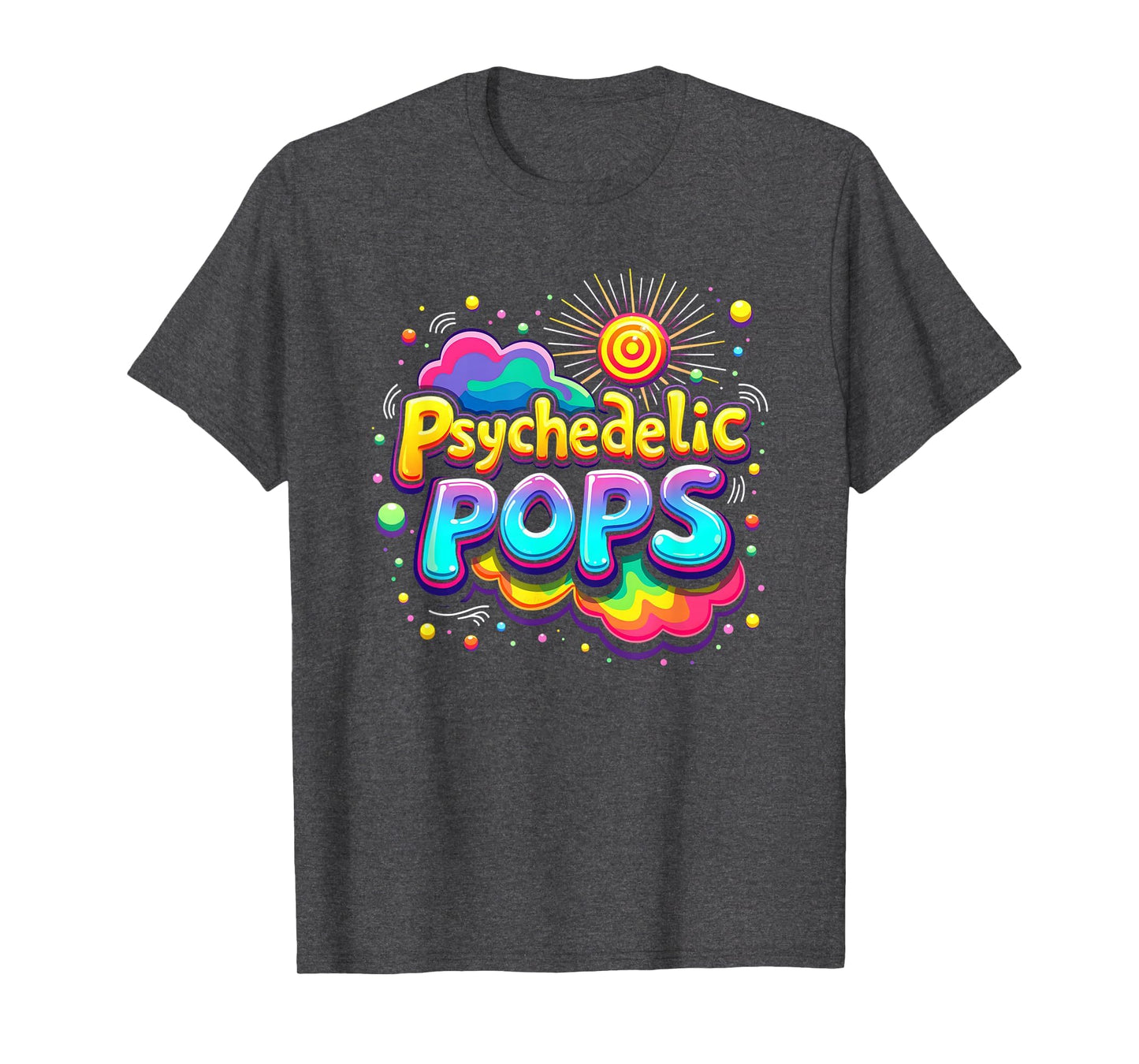Groovy Dad Psychedelic Pops 60S Hippie T-Shirt - Graphic Print Men Women - T-Shirt, Sweatshirt, Hoodie