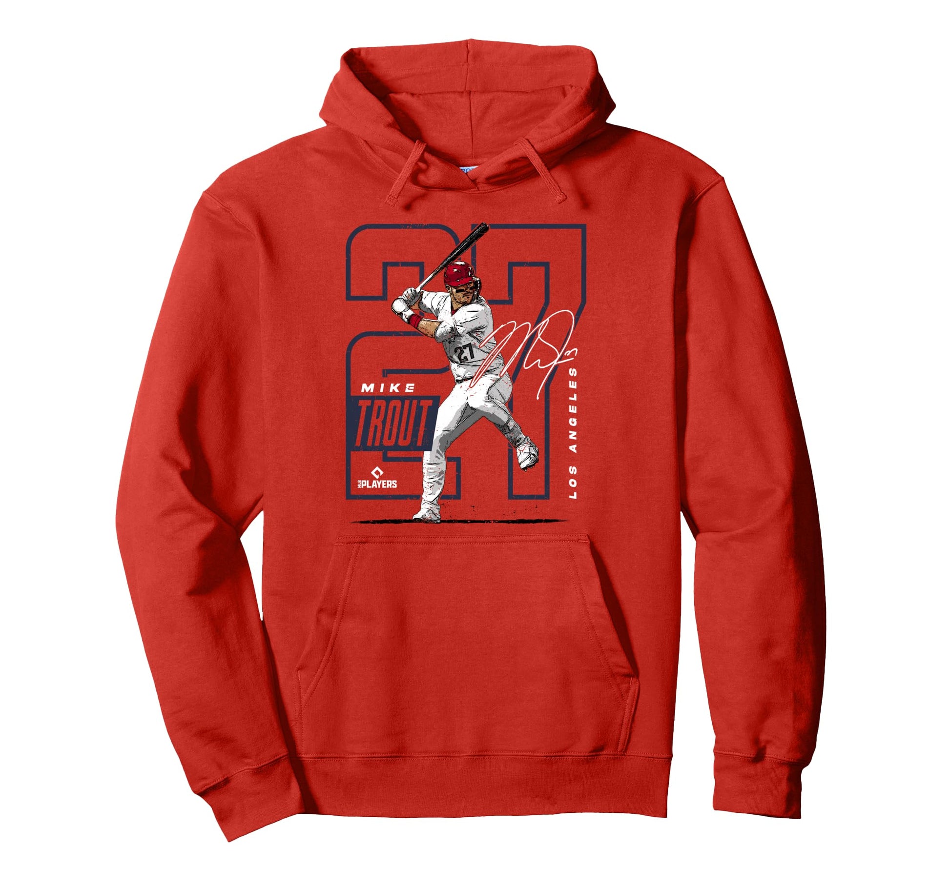 Mike Trout Los Angeles Baseball Mlb Hoodie - Casual Everyday Wear Unisex - T-Shirt, Sweatshirt, Hoodie