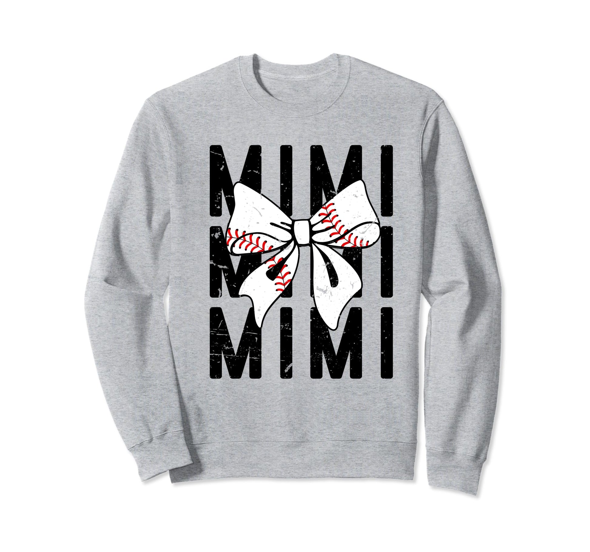 Coquette Baseball Mimi Bow Baseball Sweatshirt - Trendy Graphic for Adults - T-Shirt, Sweatshirt, Hoodie