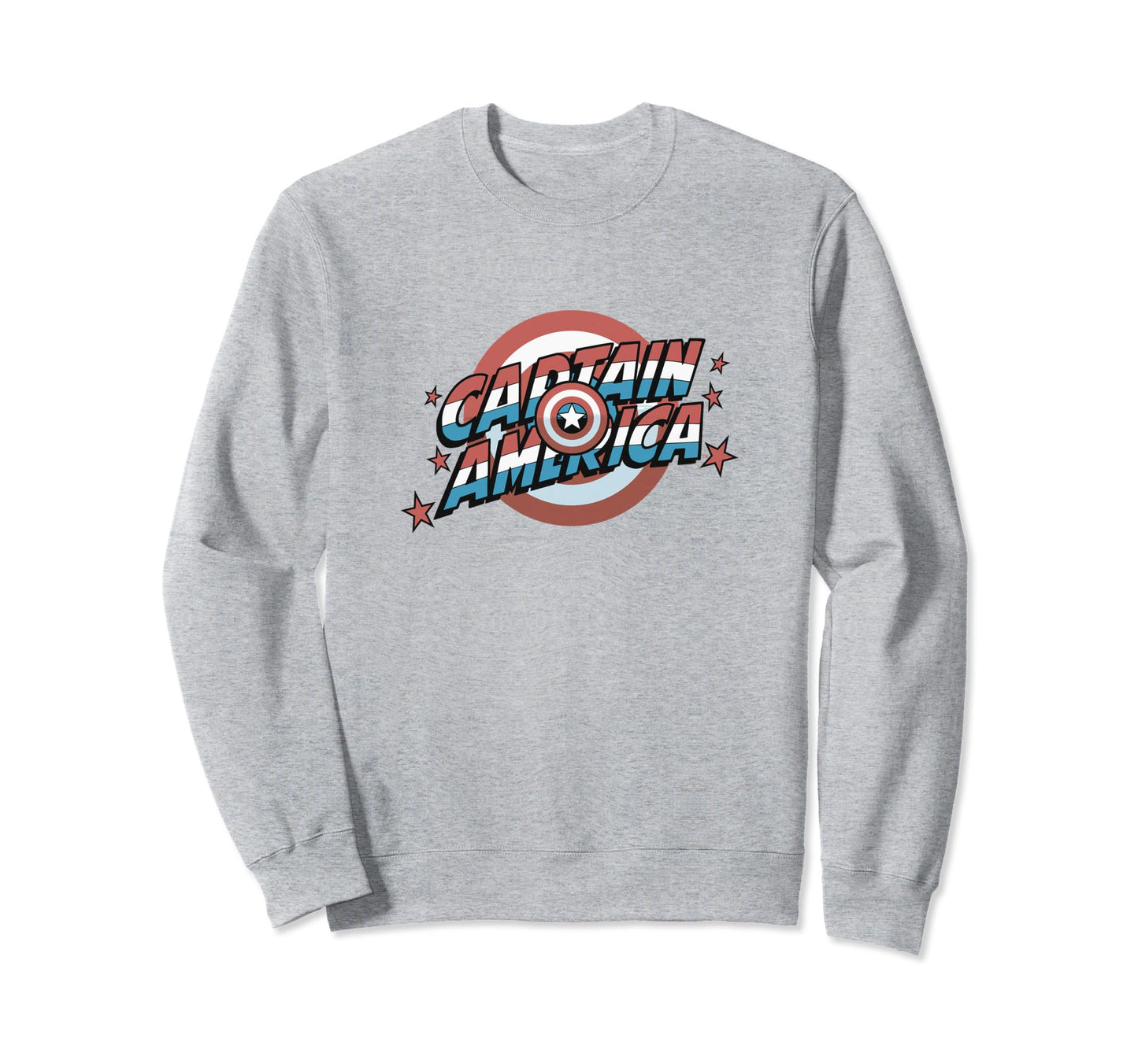 Marvel Comics Captain America Sweatshirt - Custom Art Print for Adults - T-Shirt, Sweatshirt, Hoodie