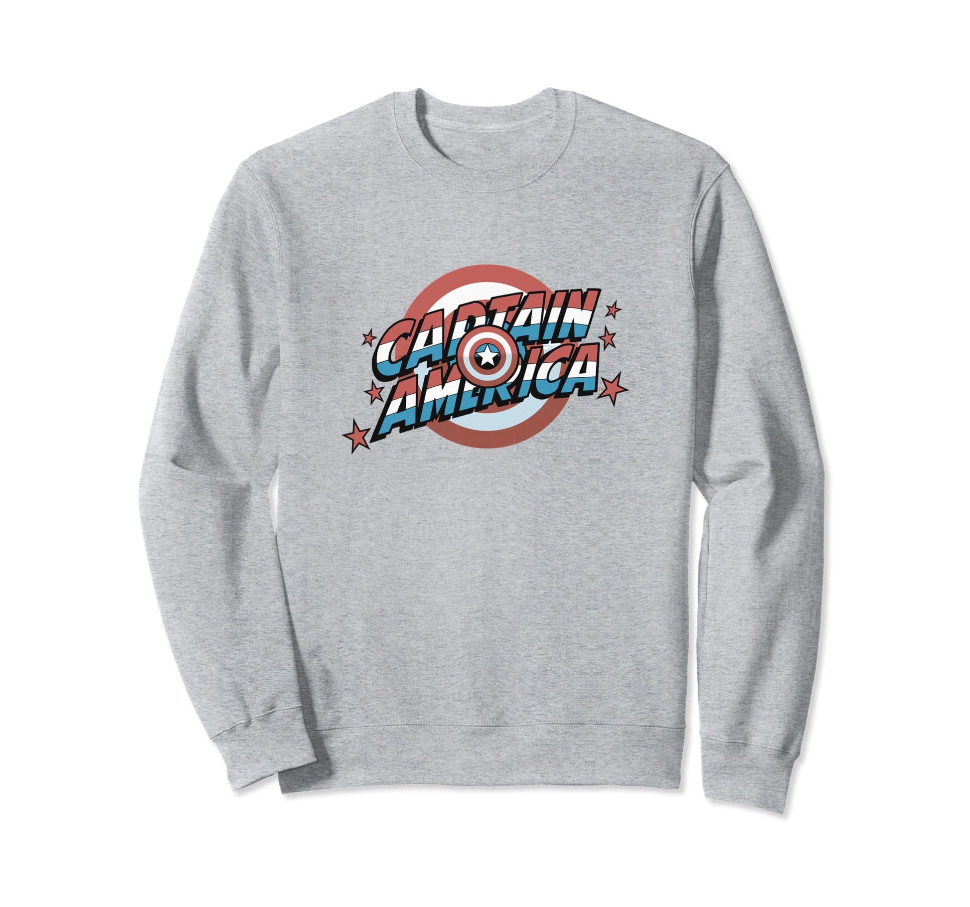 Marvel Comics Captain America Sweatshirt - Custom Art Print for Adults - T-Shirt, Sweatshirt, Hoodie