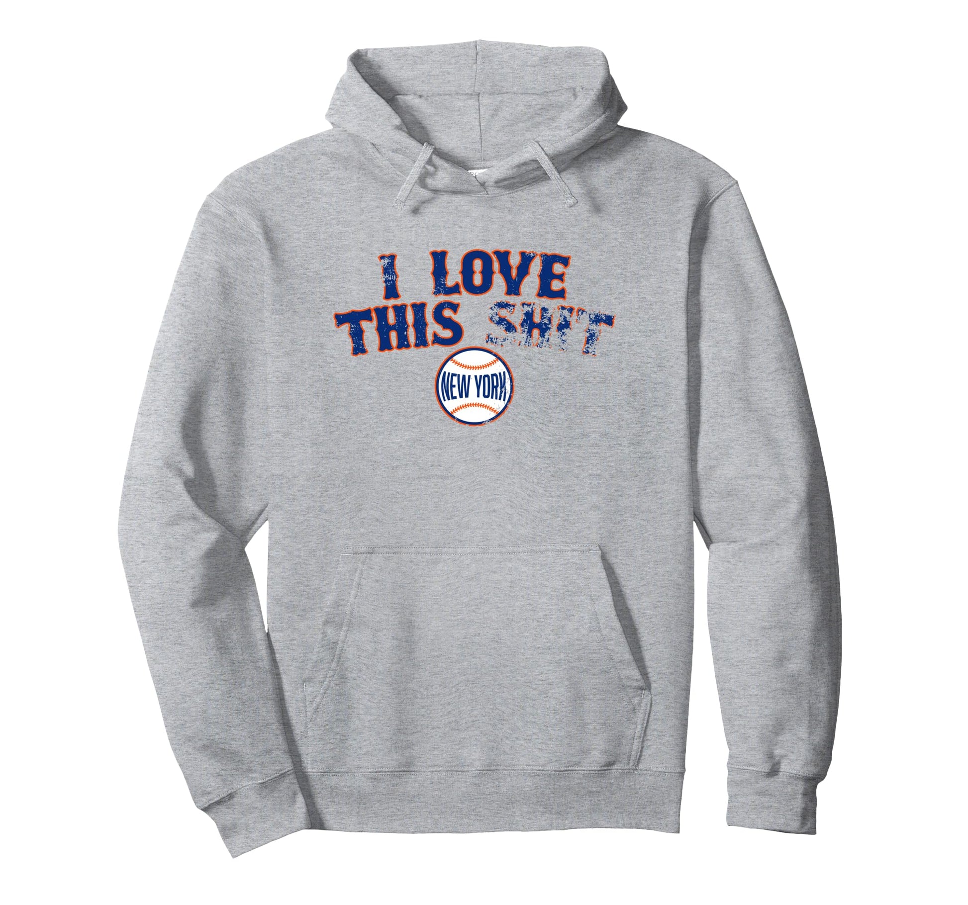 New York Baseball I Love This S Hoodie - Unique Graphic Unisex - T-Shirt, Sweatshirt, Hoodie