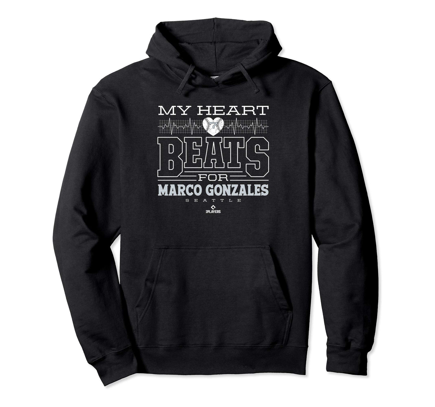My Heart Beats Marco Gonzales Hoodie - Minimalist Print Men Women - T-Shirt, Sweatshirt, Hoodie