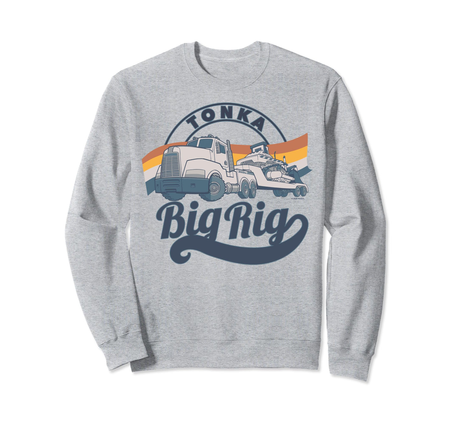 Tonka Big Rig Rainbow Stripe Logo Sweatshirt - Unique Graphic Unisex - T-Shirt, Sweatshirt, Hoodie
