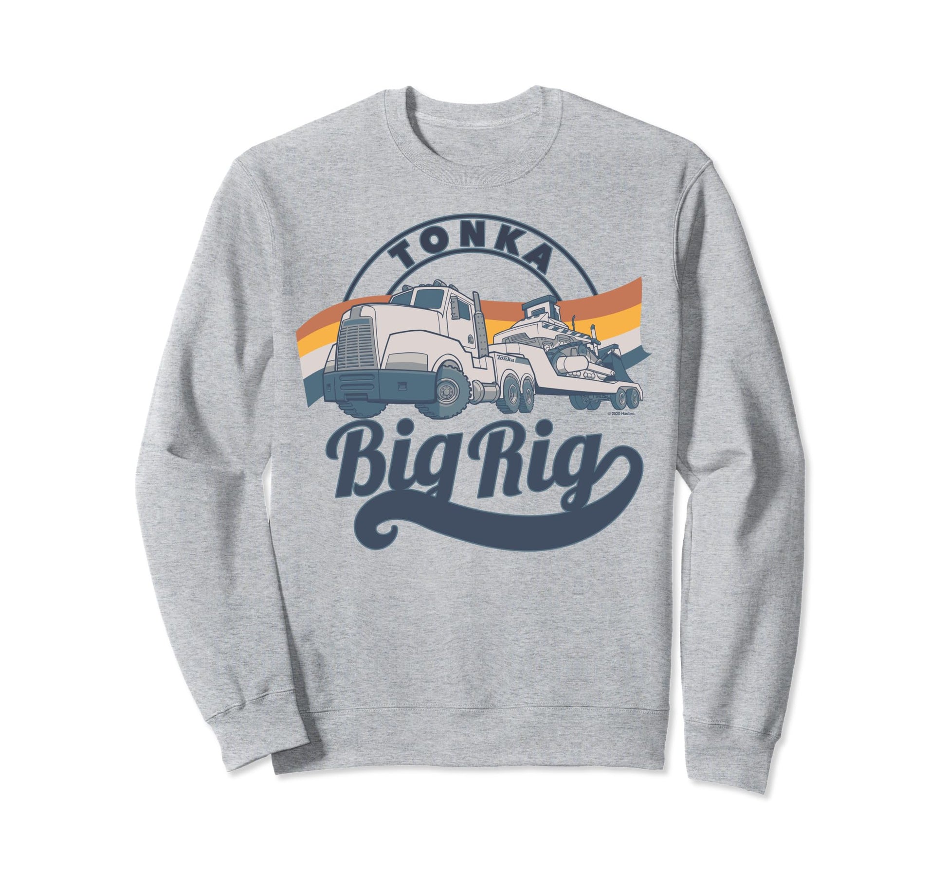 Tonka Big Rig Rainbow Stripe Logo Sweatshirt - Unique Graphic Unisex - T-Shirt, Sweatshirt, Hoodie