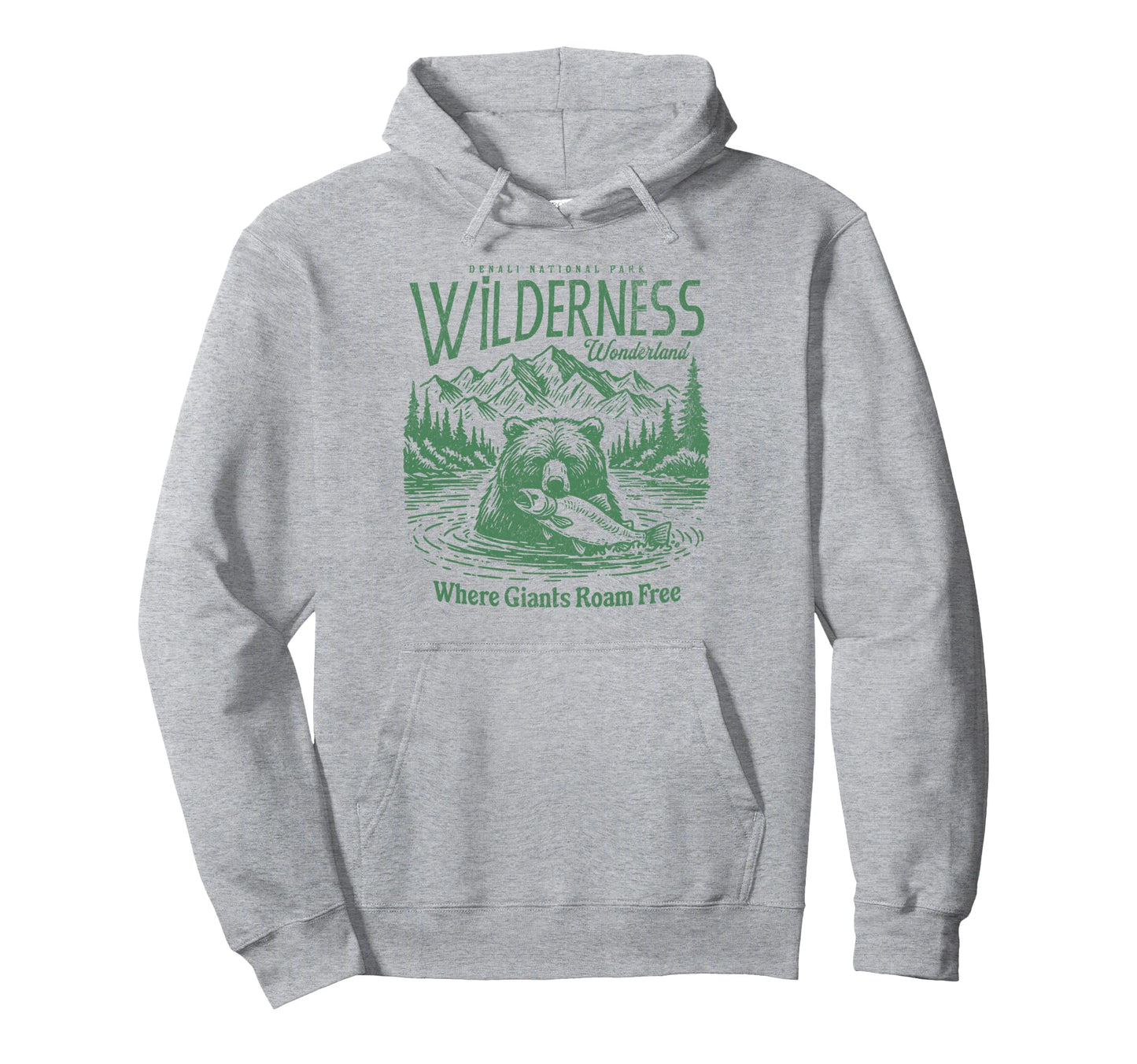 Denali National Park Camping Hiker Hoodie - Casual Everyday Wear Unisex - T-Shirt, Sweatshirt, Hoodie
