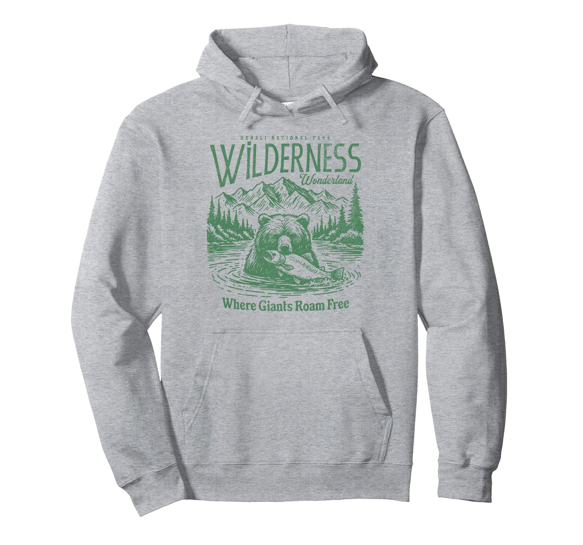 Denali National Park Camping Hiker Hoodie - Casual Everyday Wear Unisex - T-Shirt, Sweatshirt, Hoodie