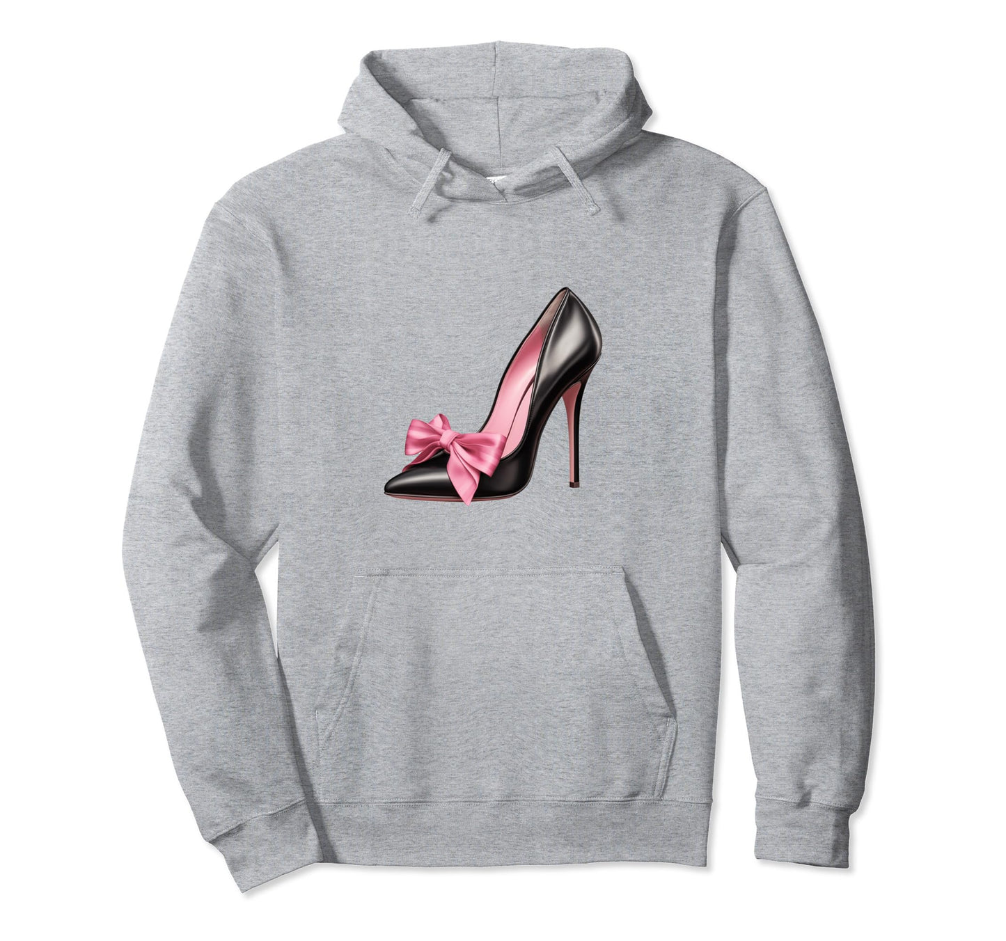 Coquette High Heel Bow Girlcore Y2K Hoodie - Aesthetic Graphic for Adults - T-Shirt, Sweatshirt, Hoodie