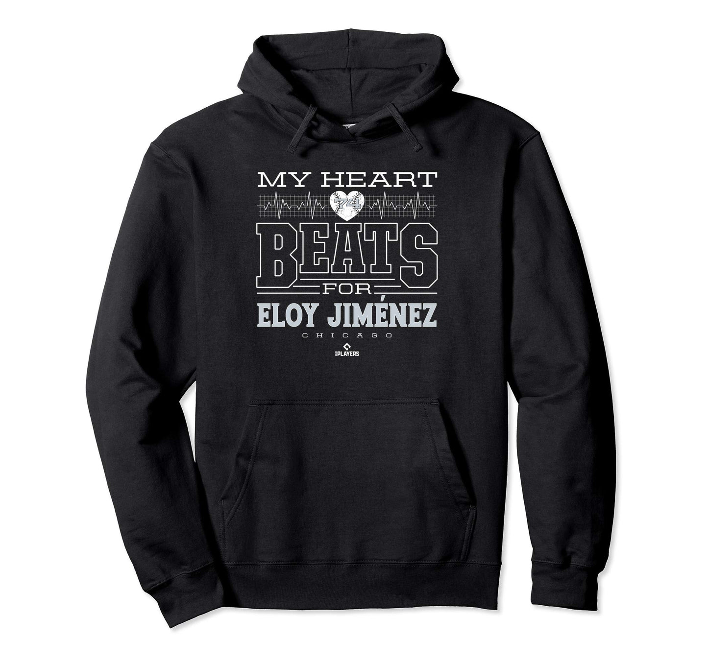 My Heart Beats Eloy Jimenez Hoodie - Unique Graphic for Adults - T-Shirt, Sweatshirt, Hoodie