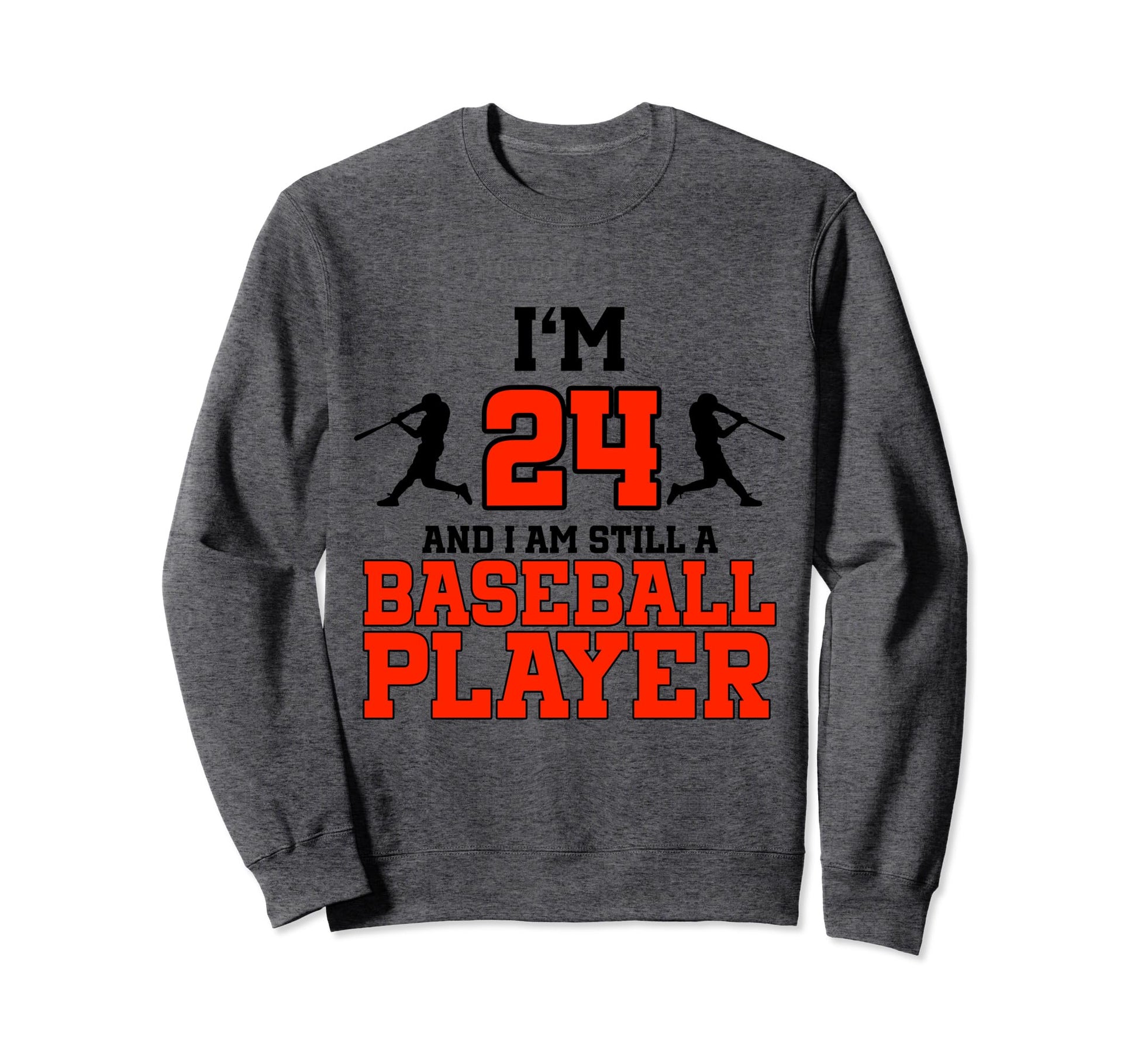 24Th Birthday Baseball 24 Years Sweatshirt - Custom Art Print Men Women - T-Shirt, Sweatshirt, Hoodie